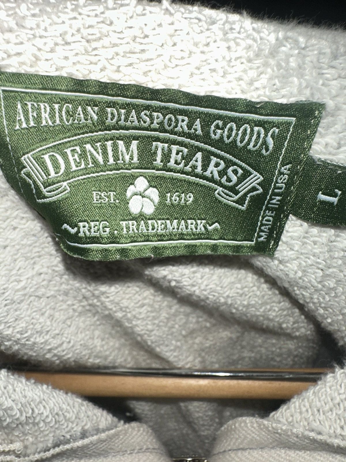 DENIM TEARS Denim Tears “Denim University” Grey Size US L / EU 52-54 / 3 - 3 Thumbnail