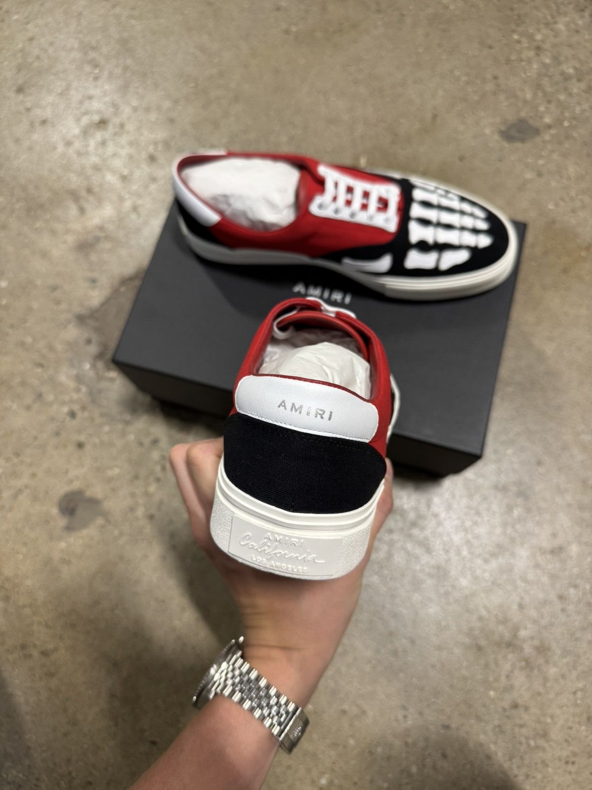 Amiri Amiri Skeleton Sneaker NEW 700$ Size US 12 / EU 45 - 3 Thumbnail