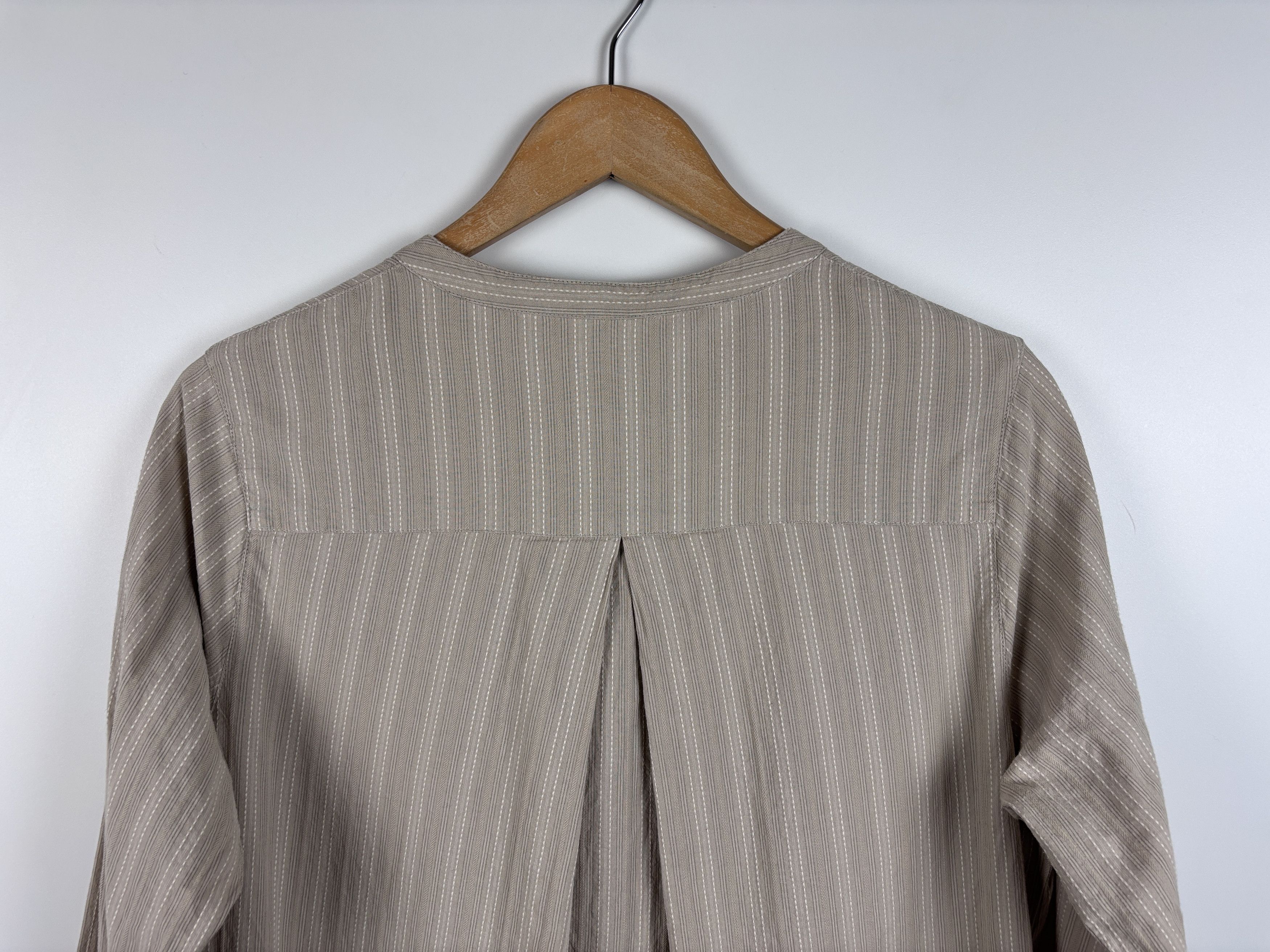 Gudrun Sjoden Womens Gudrun Sjoden Striped Cotton Shirt Dress Beige Size M Size M / US 6-8 / IT 42-44 - 8 Thumbnail