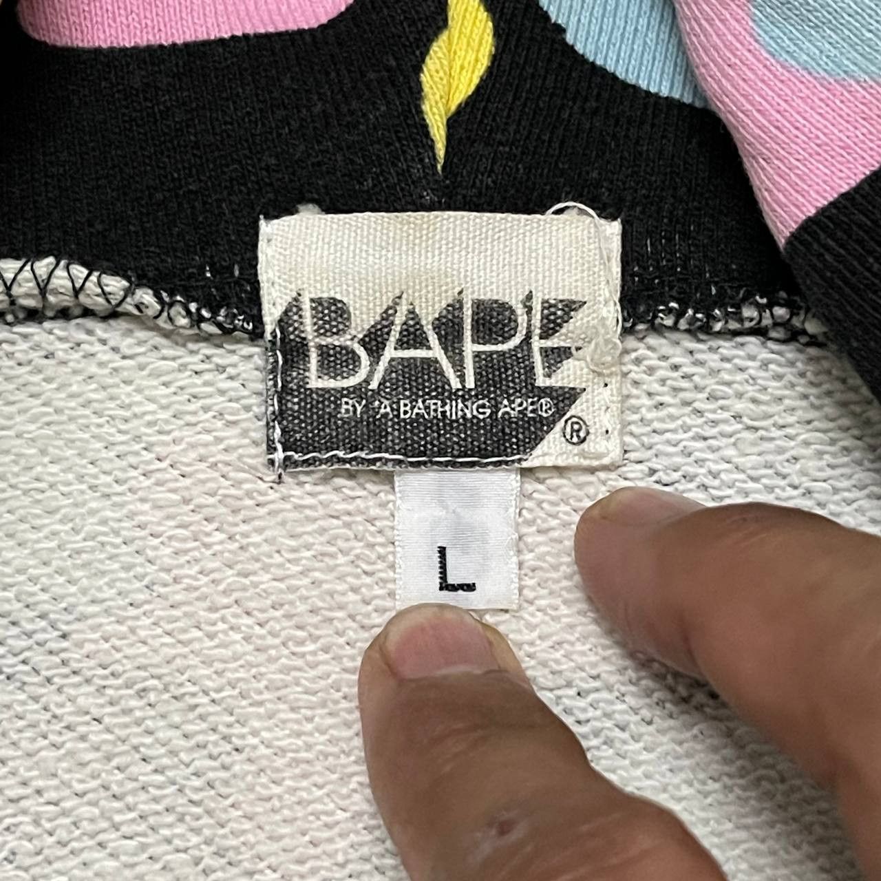 Bape OG 2005 Bape Cotton Candy Full Zip Hoodie Size US L / EU 52-54 / 3 - 11 Thumbnail