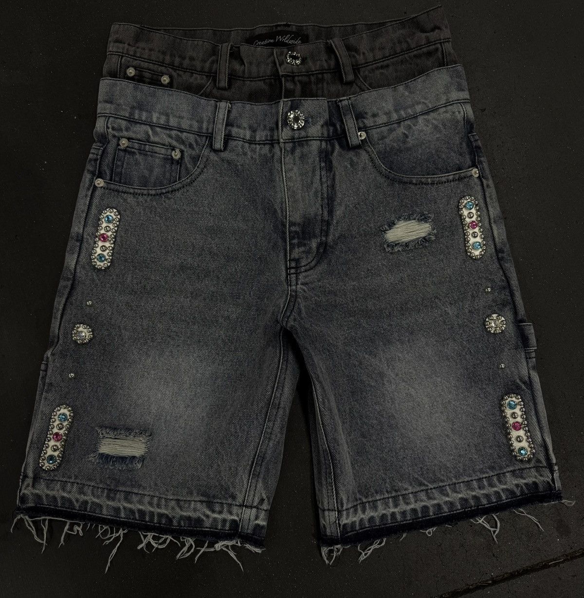 Other Gemstone Jorts Size US 32 / EU 48 - 2 Thumbnail
