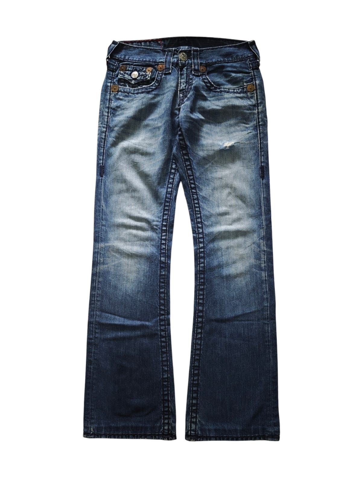 True Religion True Reiligon Billy Super T Flared Pants Size US 30 / EU 46 - 2 Thumbnail
