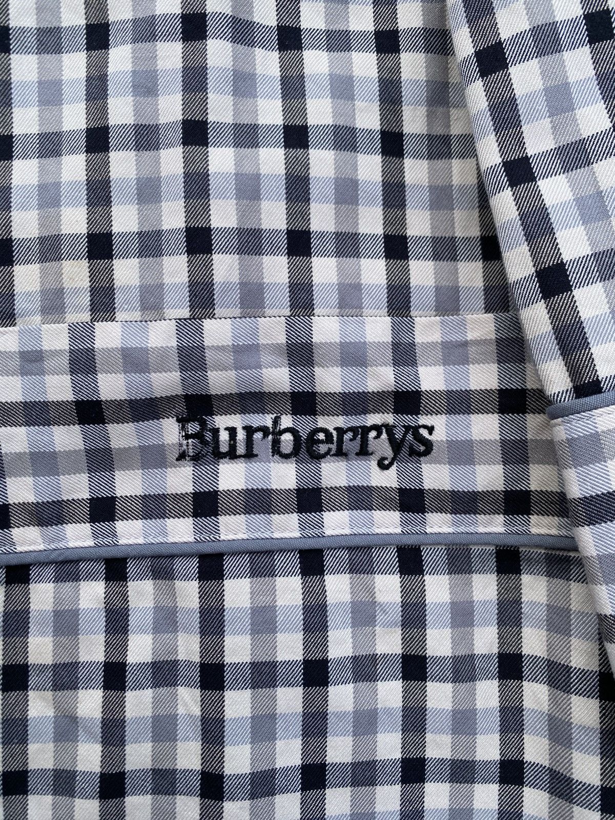 Burberry Vintage Burberry Checkered Long Coat Size US L / EU 52-54 / 3 - 10 Thumbnail