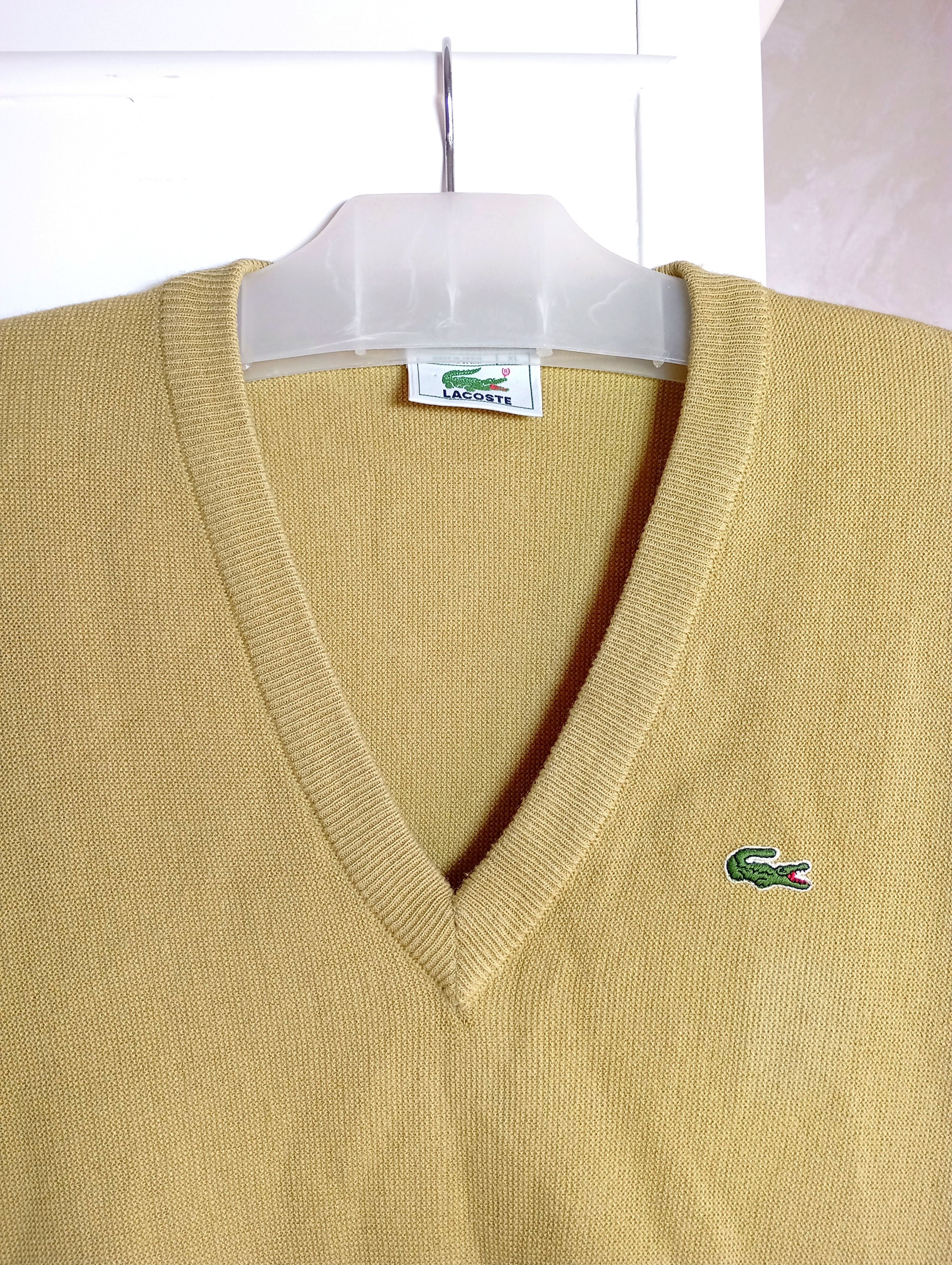 Lacoste × Vintage Lacoste Sweater knit Crew Neck XL Size US XL / EU 56 / 4 - 3 Thumbnail