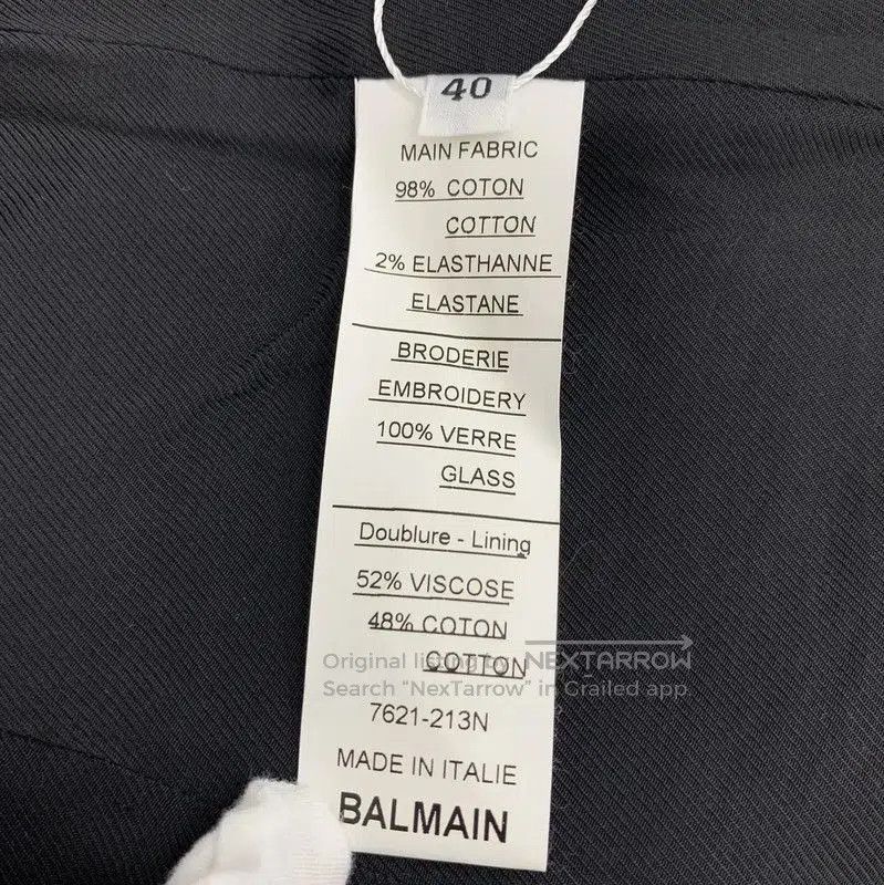 Balmain Balmain Black Cotton Women's Jacket . Size M / US 6-8 / IT 42-44 - 6 Thumbnail