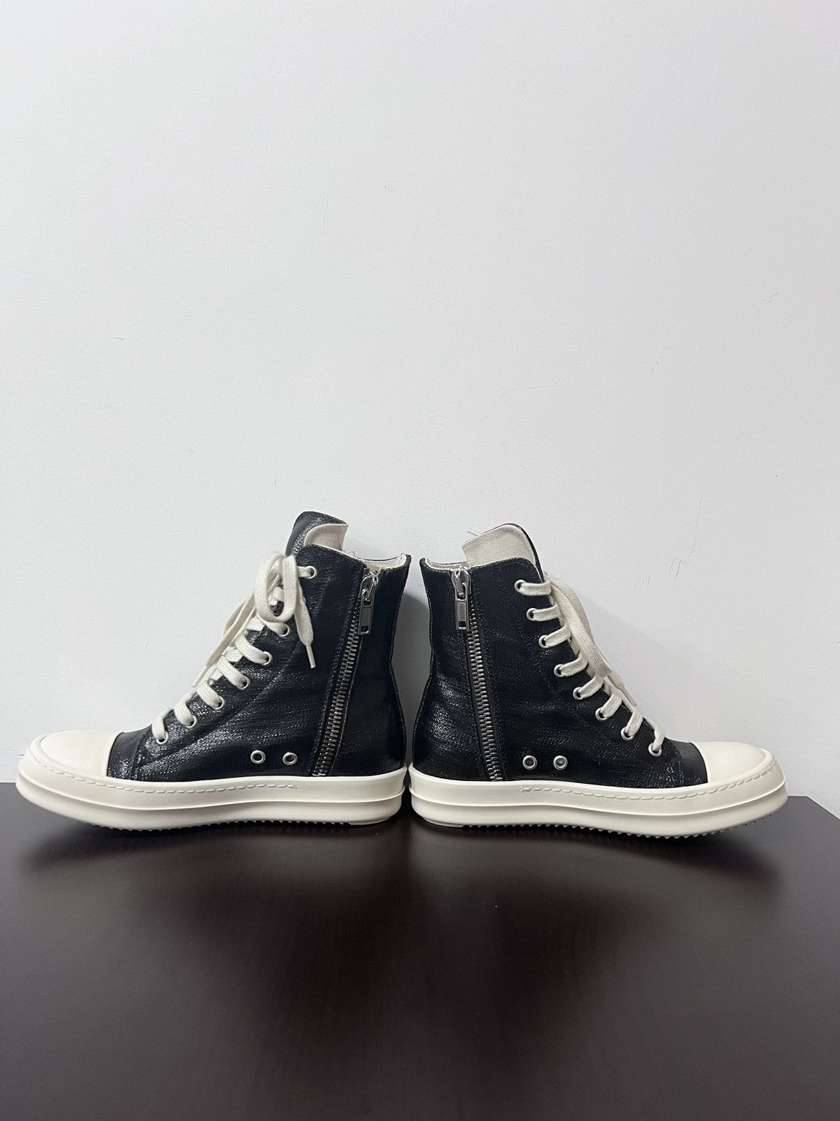 Rick Owens Drkshdw Rick owens ramones high top sneakers sz 36 Size US 6 / IT 36 - 7 Thumbnail