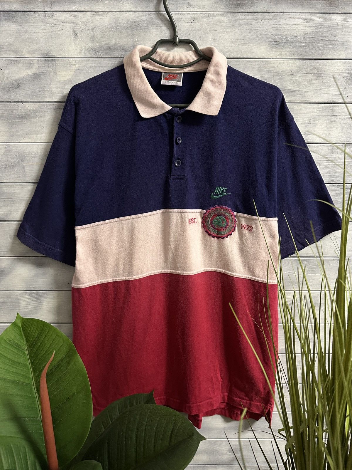 Vintage Rare Vintage Polo Nike Oregon USA Swoosh XL Size US XL / EU 56 / 4 - 1 Thumbnail