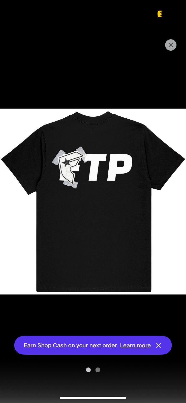 Fuck The Population FTP Famous Logo Tee Black | Grailed 