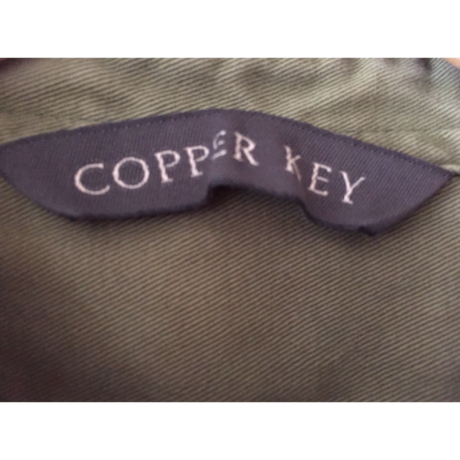 Vintage Copper Key Women’s Button Up Size L Green Long Sleeve Work Shirt Size L / US 10 / IT 46 - 5 Thumbnail
