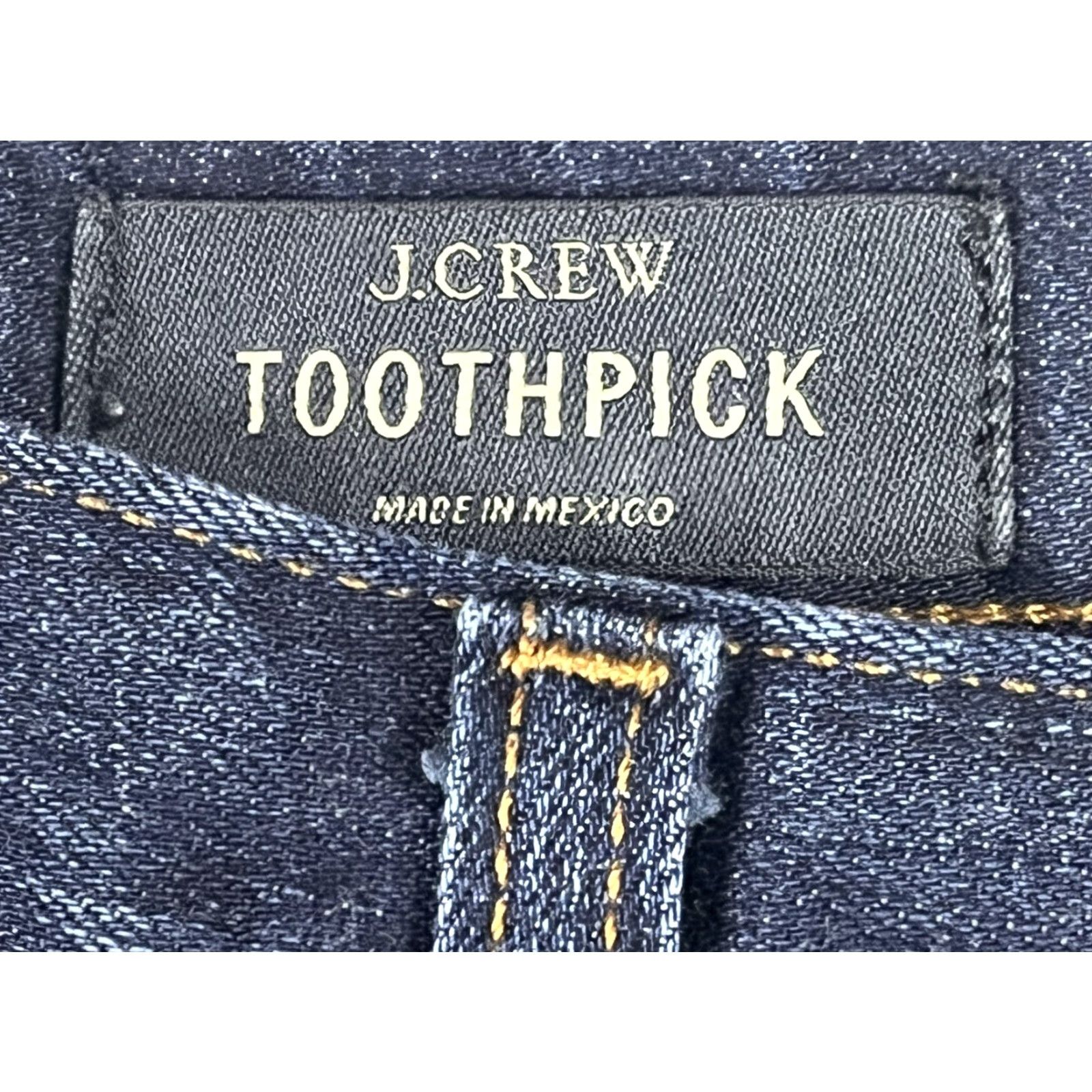 J.Crew J. Crew Toothpick Ankle Jeans Sz 31 VGUC Jeans J.CREW Toothpick Ankle Blue 31 Regular Women Dark Wash Tag: J.CREW Size 24" / US 00 / IT 34 - 5 Thumbnail