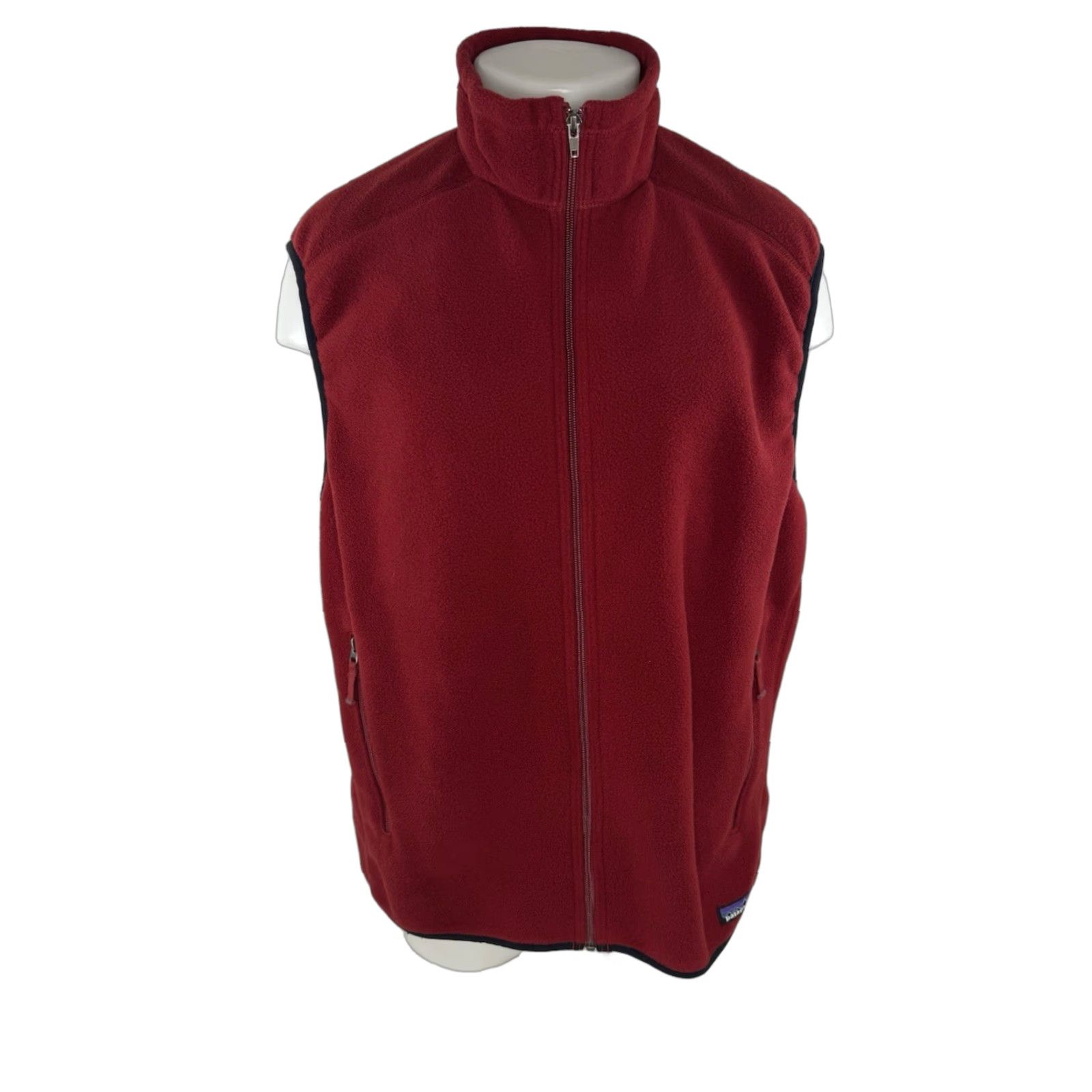 Patagonia PATAGONIA Synchilla - Mens Fleece Full Zip XL Vest Shirt Mens XL Red Vest Full Zip Fleece 90s Style Patagonia Men Size US XL / EU 56 / 4 - 1 Thumbnail