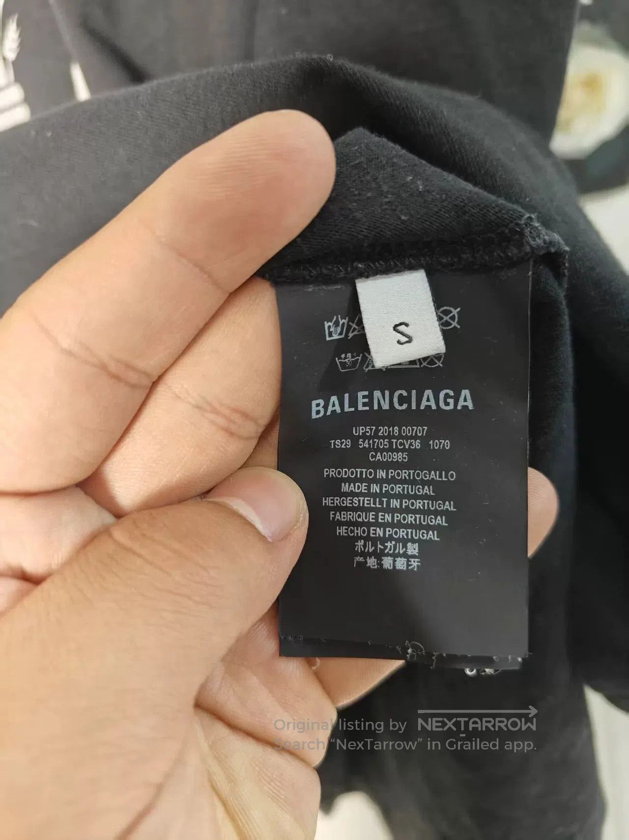 Balenciaga Balenciaga Logo Short Sleeve T. Size US M / EU 48-50 / 2 - 3 Thumbnail