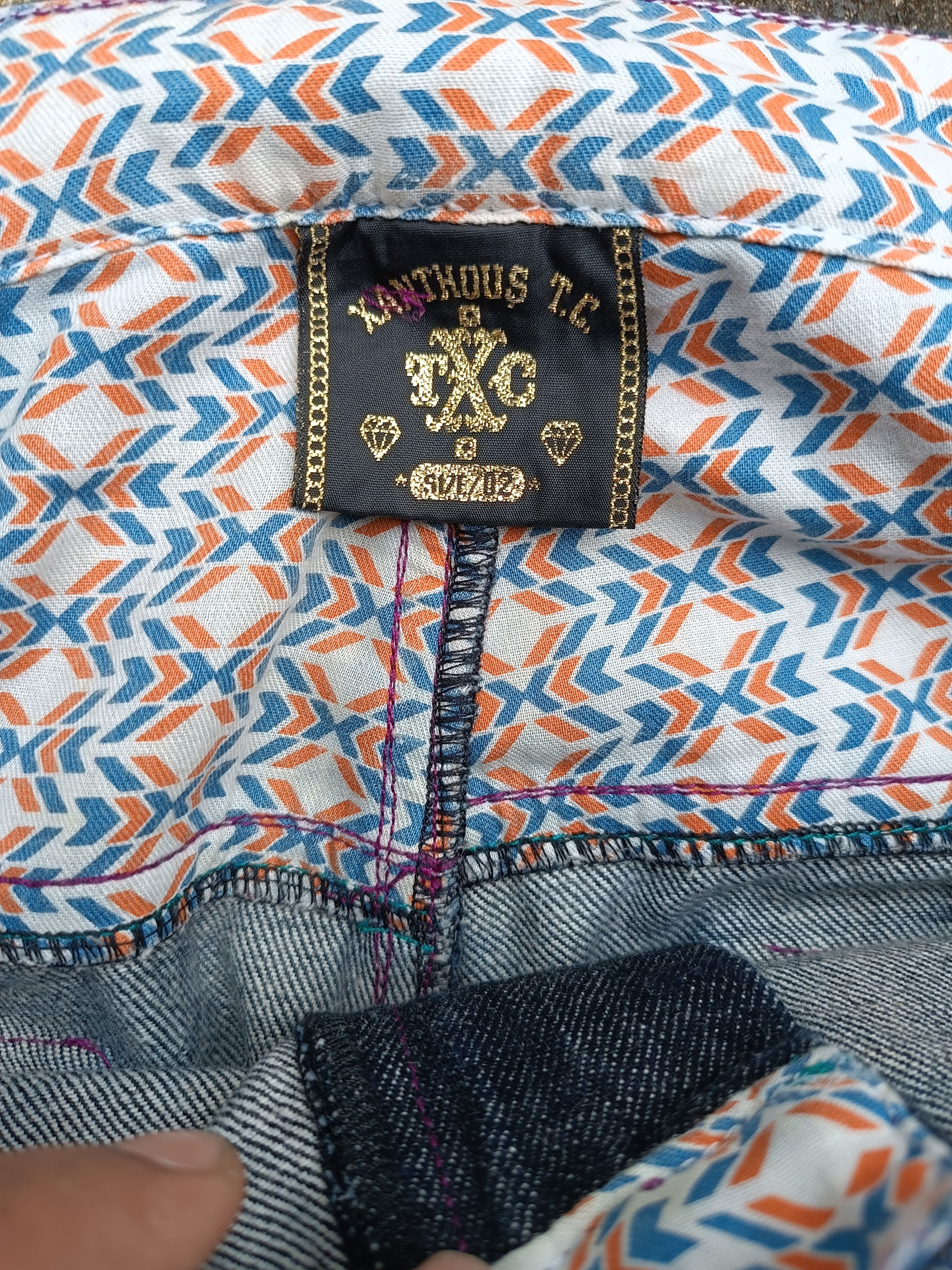 Japanese Brand XANTHOUS by Bags' Groove Selvedge Baggy Denim E242 Size US 34 / EU 50 - 15 Thumbnail