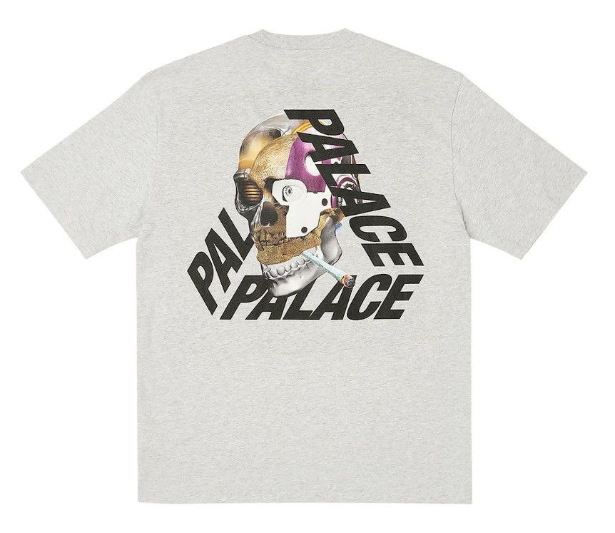 image of Palace Baked P-3 T-Shirt in Grey, Men's (Size XL)