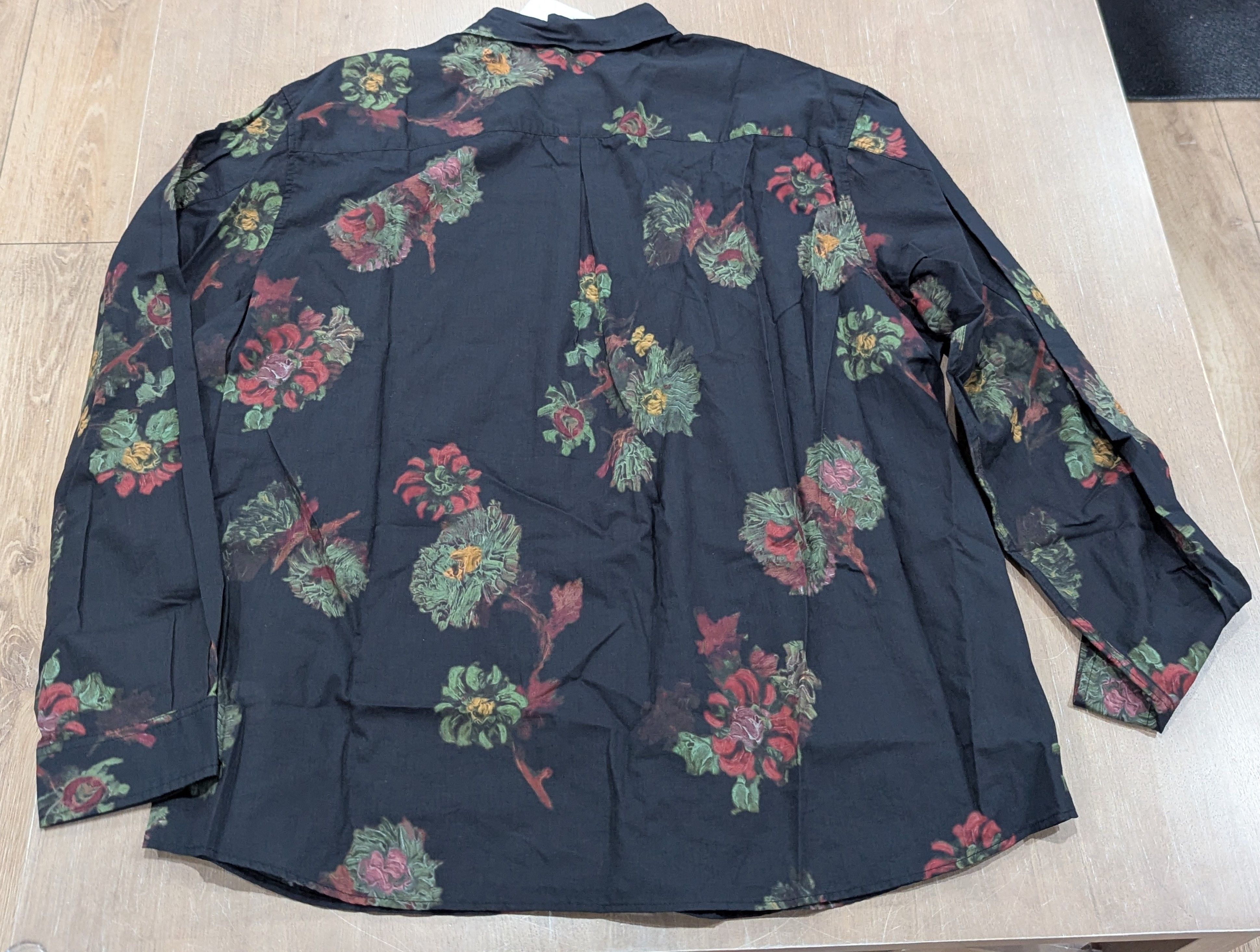 John Elliott JOHN ELLIOTT Floral LS Button Up Shirt Black 5 - 2XL Size US XXL / EU 58 / 5 - 4 Thumbnail