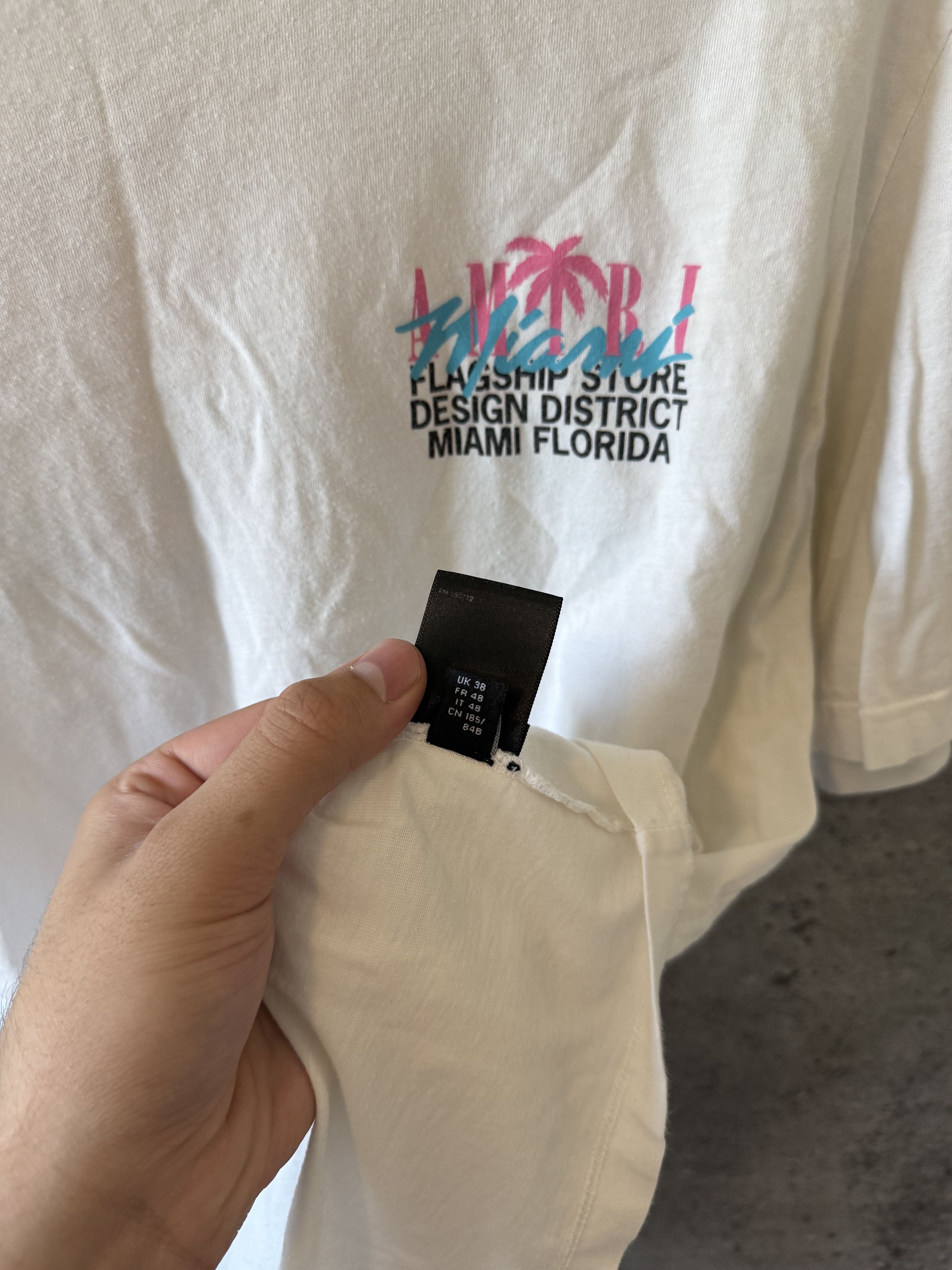 Amiri Amiri miami design district flagship store t shirt Size US M / EU 48-50 / 2 - 6 Thumbnail
