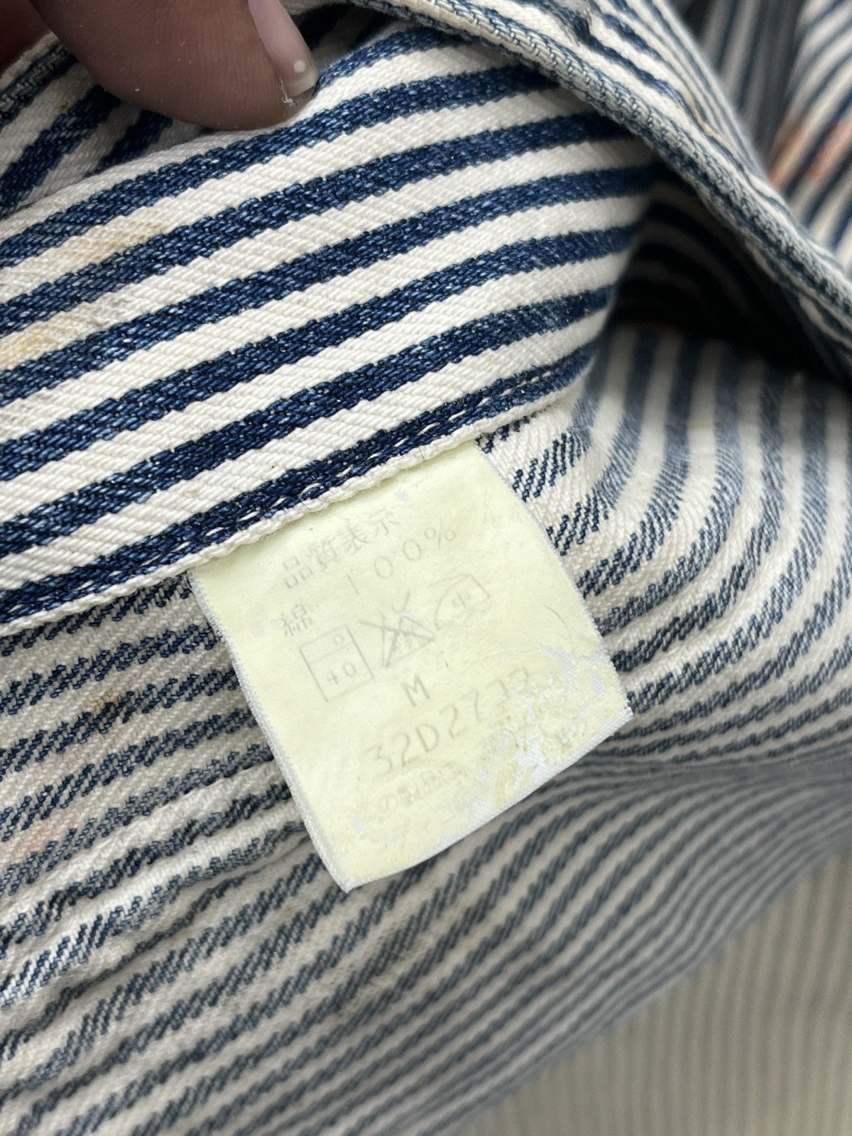Johnbull 🔥🔥🔥ARCHIVE VINTAGE JOHN BULL HICKORY STRIPE CHORE JACKET Size US M / EU 48-50 / 2 - 9 Thumbnail