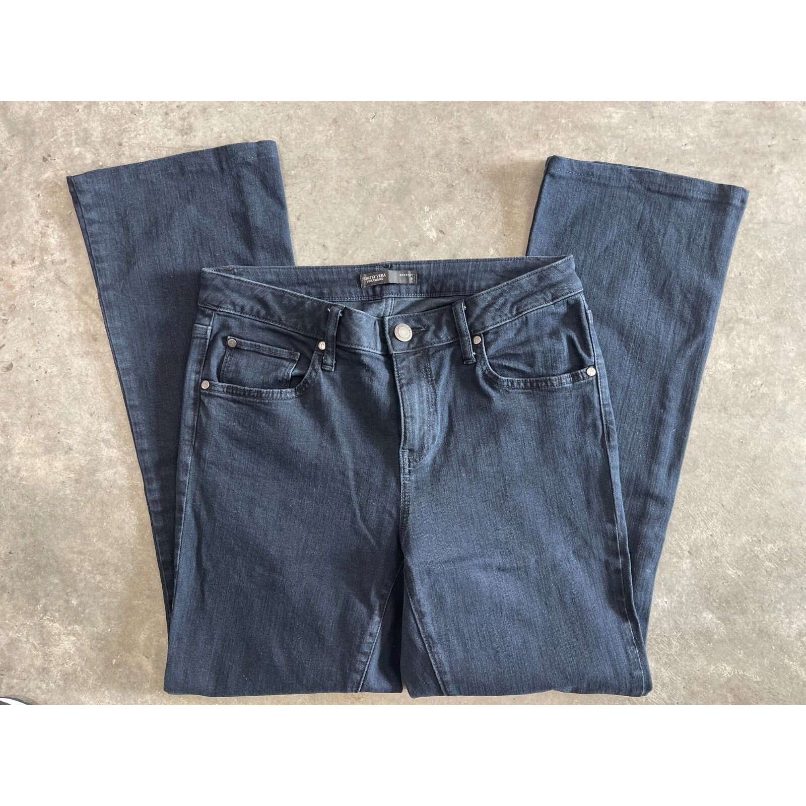 Other SIMPLY VERA WANG BLACK BOOTCUT DENIM SZ 8 WOMENS Y2K 90S VTG Size 30" / US 8 / IT 44 - 3 Thumbnail