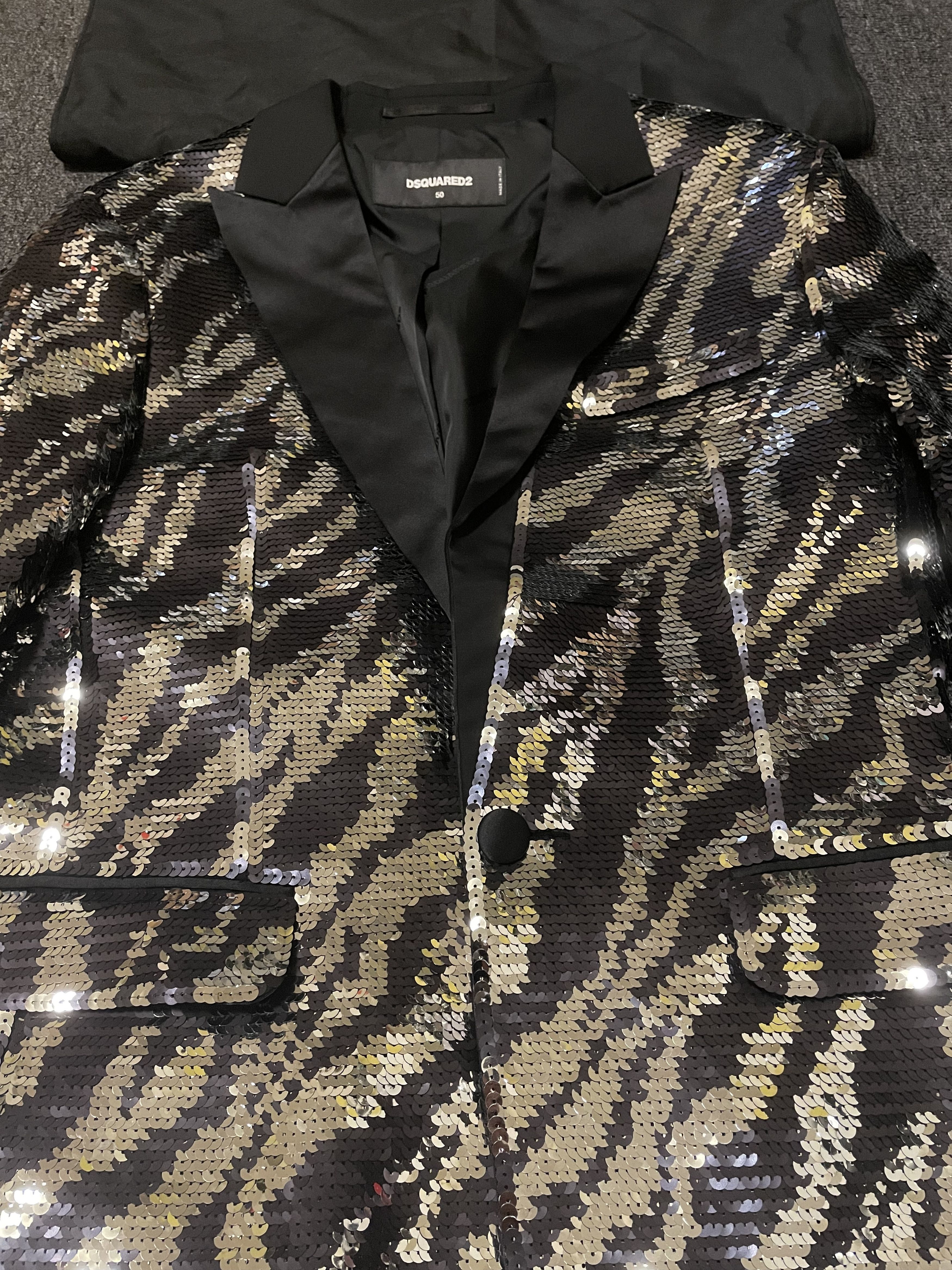 Dsquared2 DSQUARED2 sequin blazer size 50 Size 50R - 2 Thumbnail
