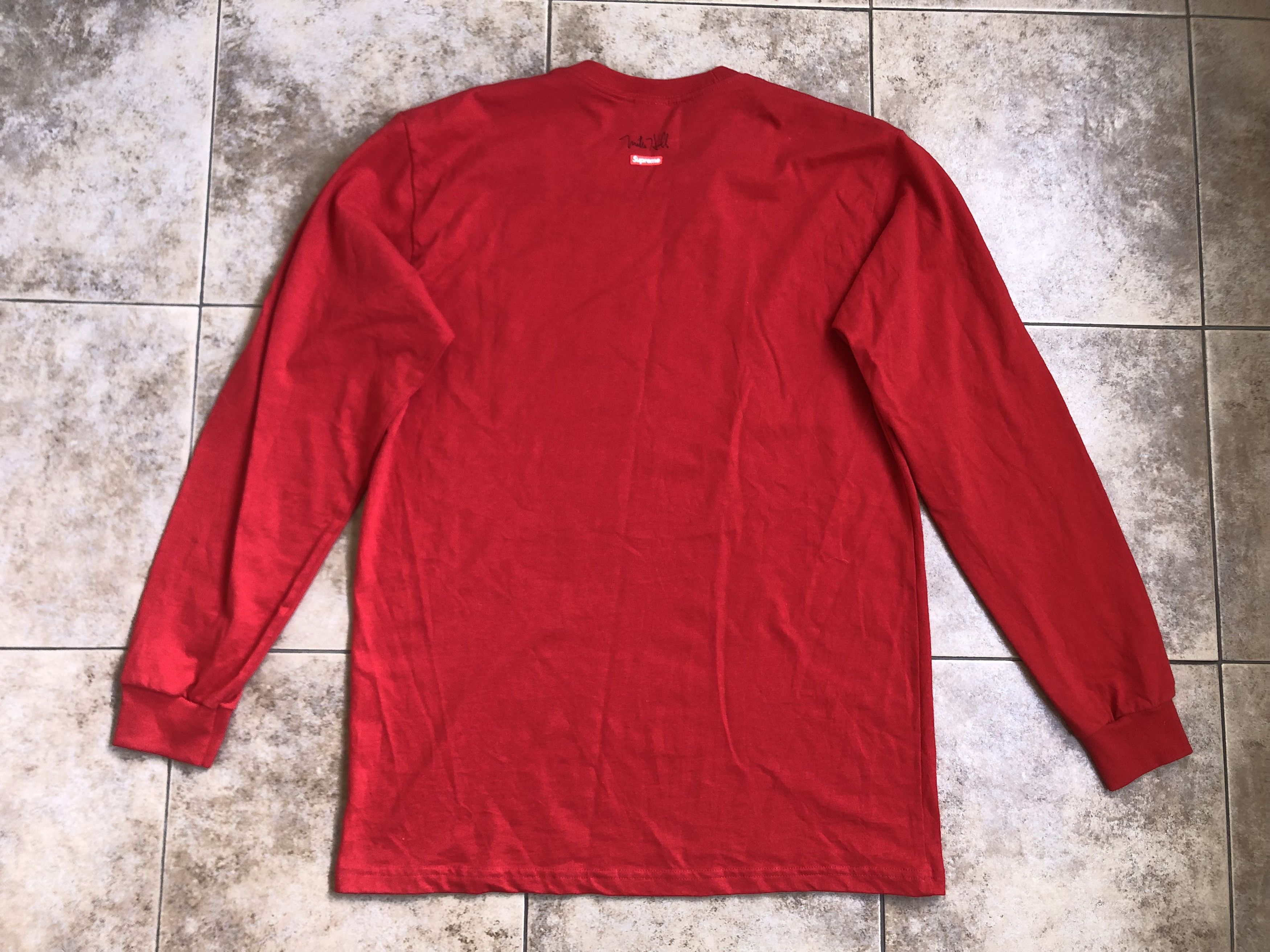 Supreme Supreme Mike Hill Snake Trap Long Sleeve Tee Red Size L Size US L / EU 52-54 / 3 - 15 Thumbnail