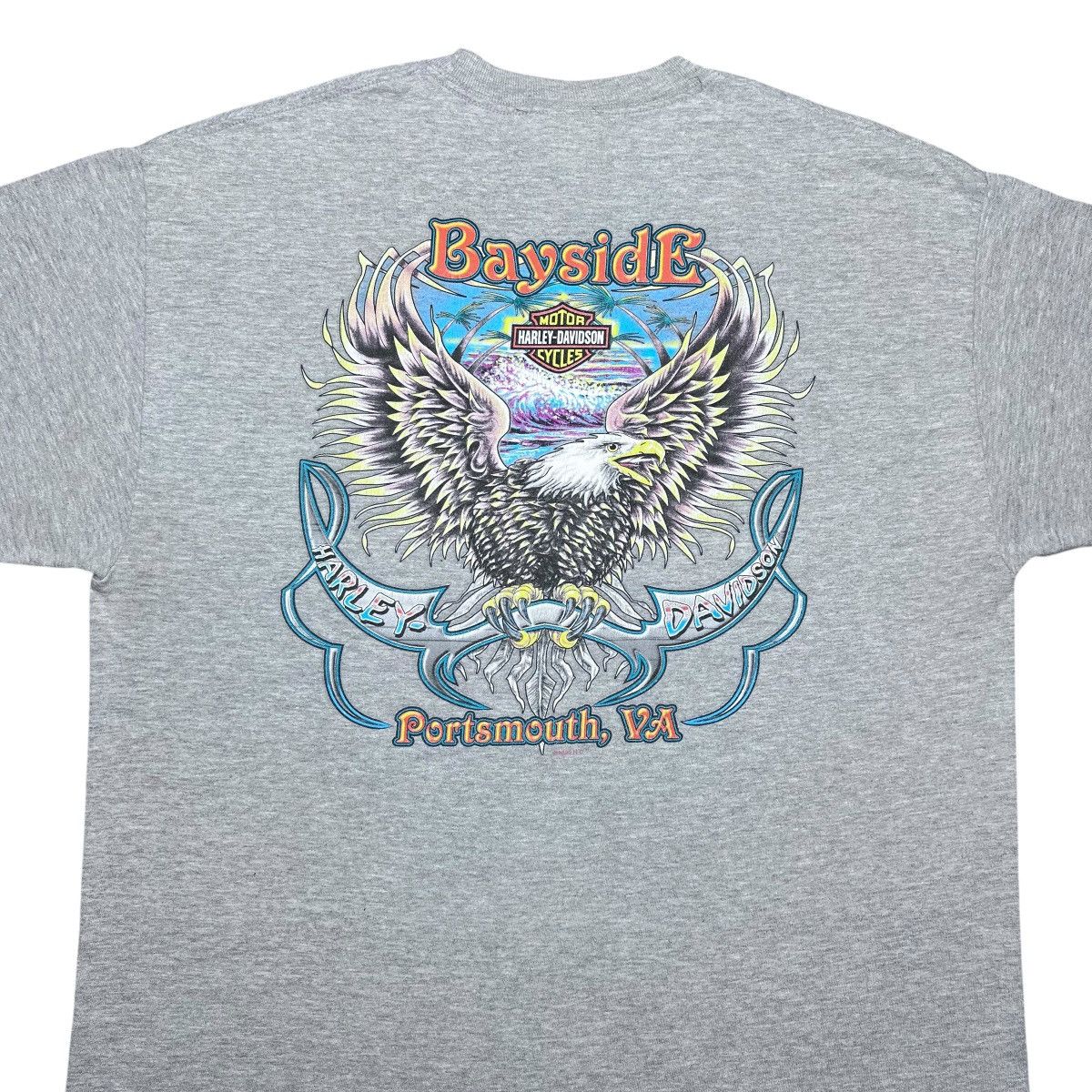Harley Davidson Vintage 2000 Harley Davidson Portsmouth Virginia Eagle Tee Size US L / EU 52-54 / 3 - 10 Thumbnail