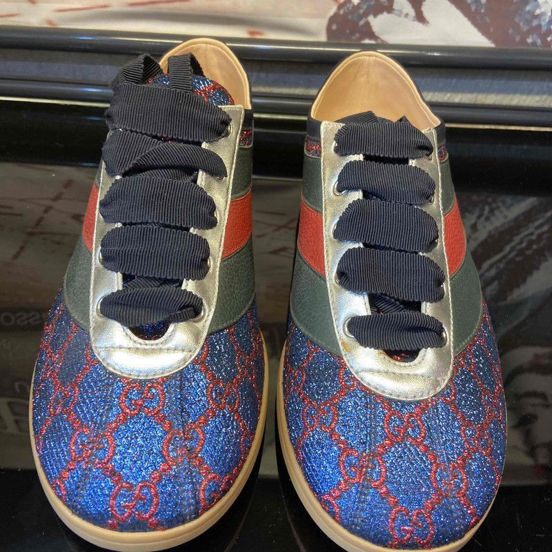 Gucci Gucci Falacer Casual Fashion Sneakers for Men - Size US 8.5 / EU 41-42 - 2 Thumbnail