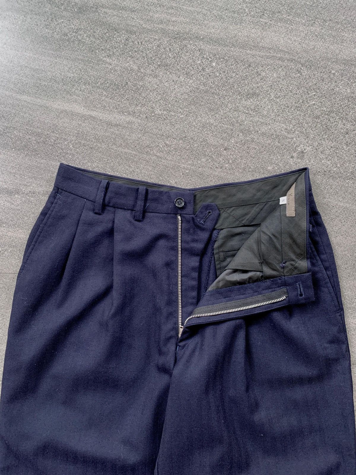 Yohji Yamamoto FREE TAX! Y's for Men Wideleg Cuffed Trousers Size US 29 - 2 Thumbnail