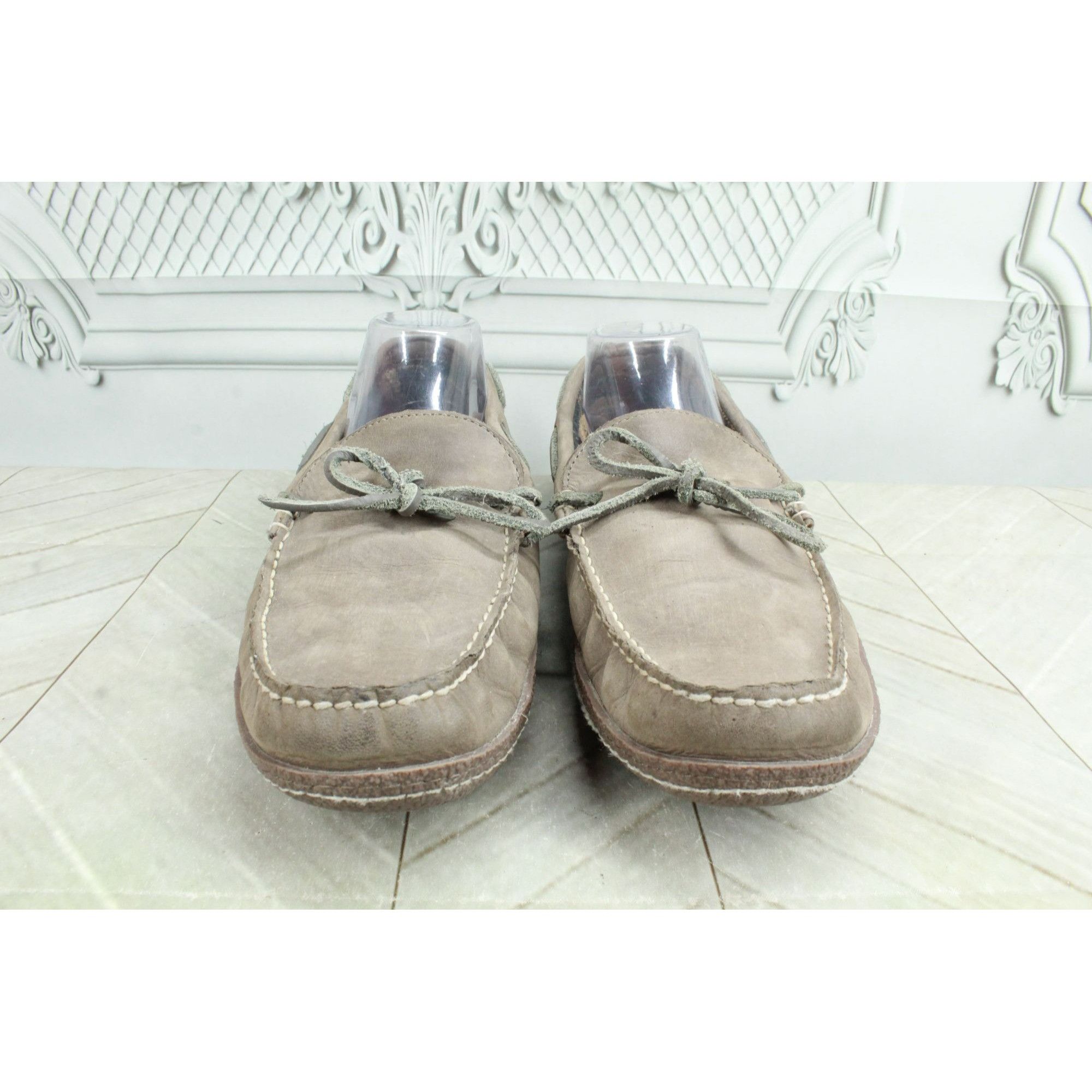 L.L. Bean × Leather LL Bean Mens Flannel-Lined Comfort Handsewn Slippers Size US 10 / EU 43 - 4 Thumbnail