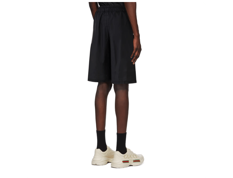 Champion × Rick Owens Rick Owens X Champion black embroidered shorts Size US 28 / EU 44 - 2 Thumbnail