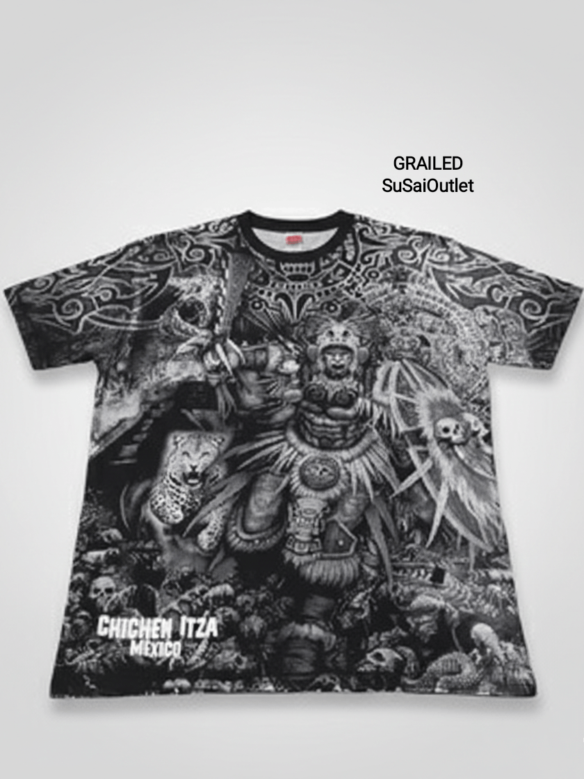 Grailed Vintage Chichen Itza Mexico Aztec/Mayan Warrior Size US L / EU 52-54 / 3 - 1 Thumbnail