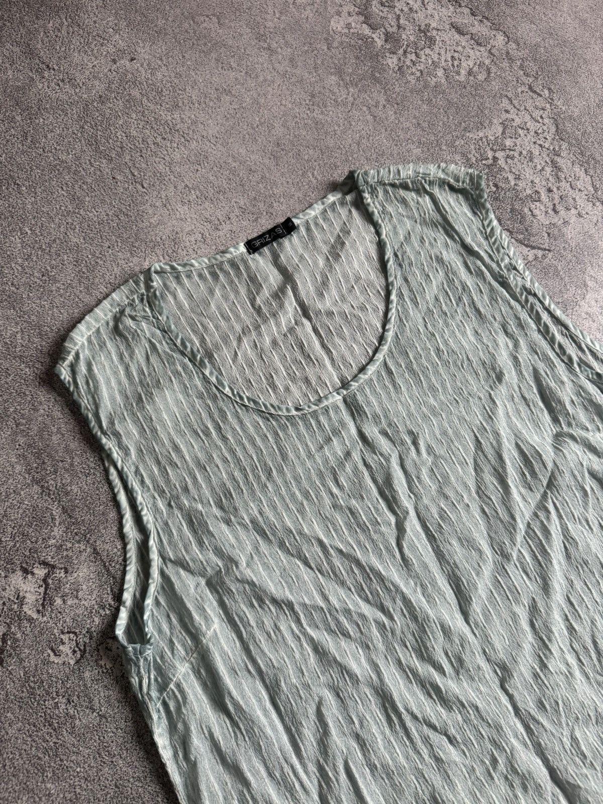 Rundholz Grizas S silk avantagrde tank top sleeveless shirt vinatge Size S / US 4 / IT 40 - 2 Thumbnail