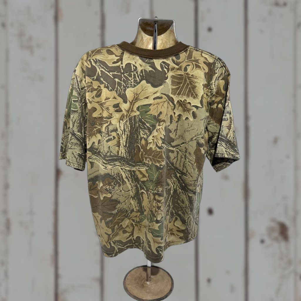 Vintage VINTAGE Advantage Camouflage Shirt Men 2XL Long Sleeve Crew Neck Cotton Pocket Fall Brown Camouflage 2XL Mens Size US XXL / EU 58 / 5 - 1 Thumbnail