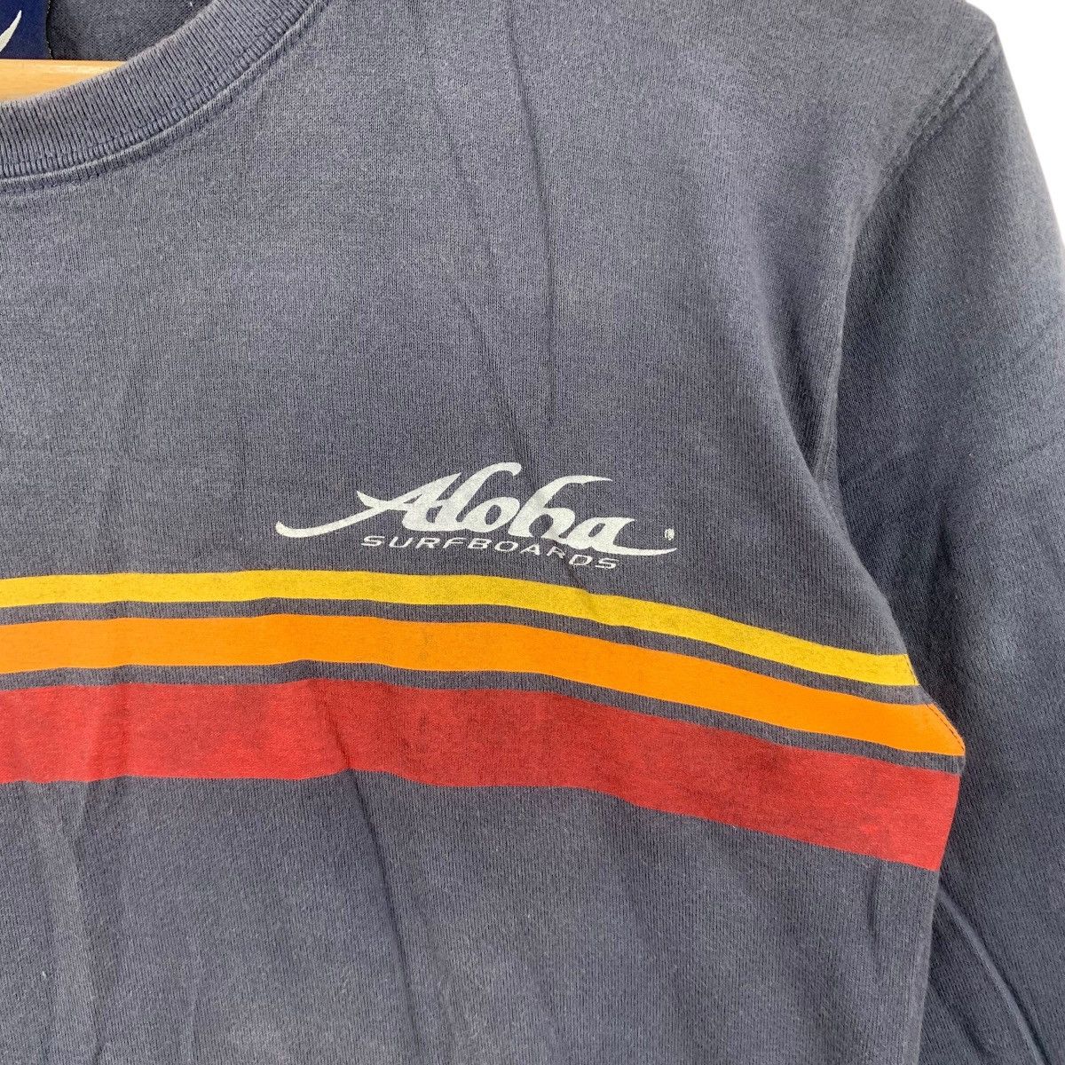 Vintage Vintage ALOHA SURFBOARDS AUSTRALIA Striped Tee Shirt Top Size US S / EU 44-46 / 1 - 4 Thumbnail