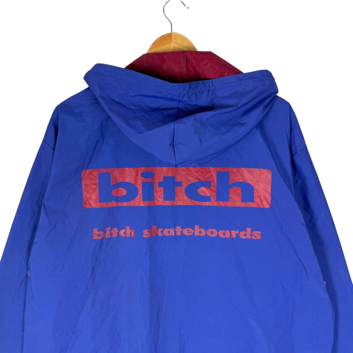 Public Housing Skate Team ☀️BITCH SKATEBOARD HOODIE RAINCOAT JACKET Size US L / EU 52-54 / 3 - 6 Thumbnail