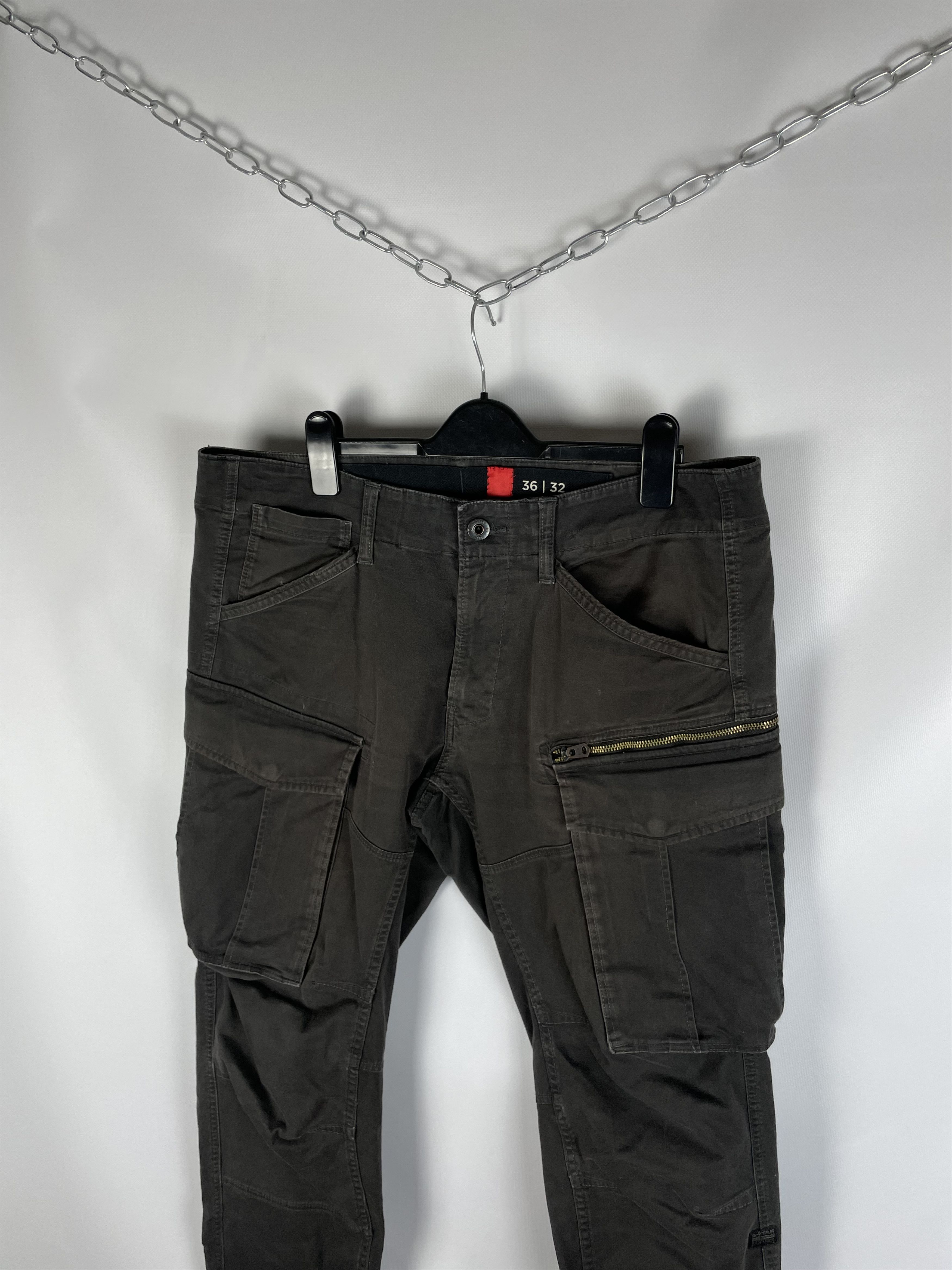 G-Star Vintage G Star Raw Cargo Pants Denim Jeans Mens Size US 36 / EU 52 - 3 Thumbnail