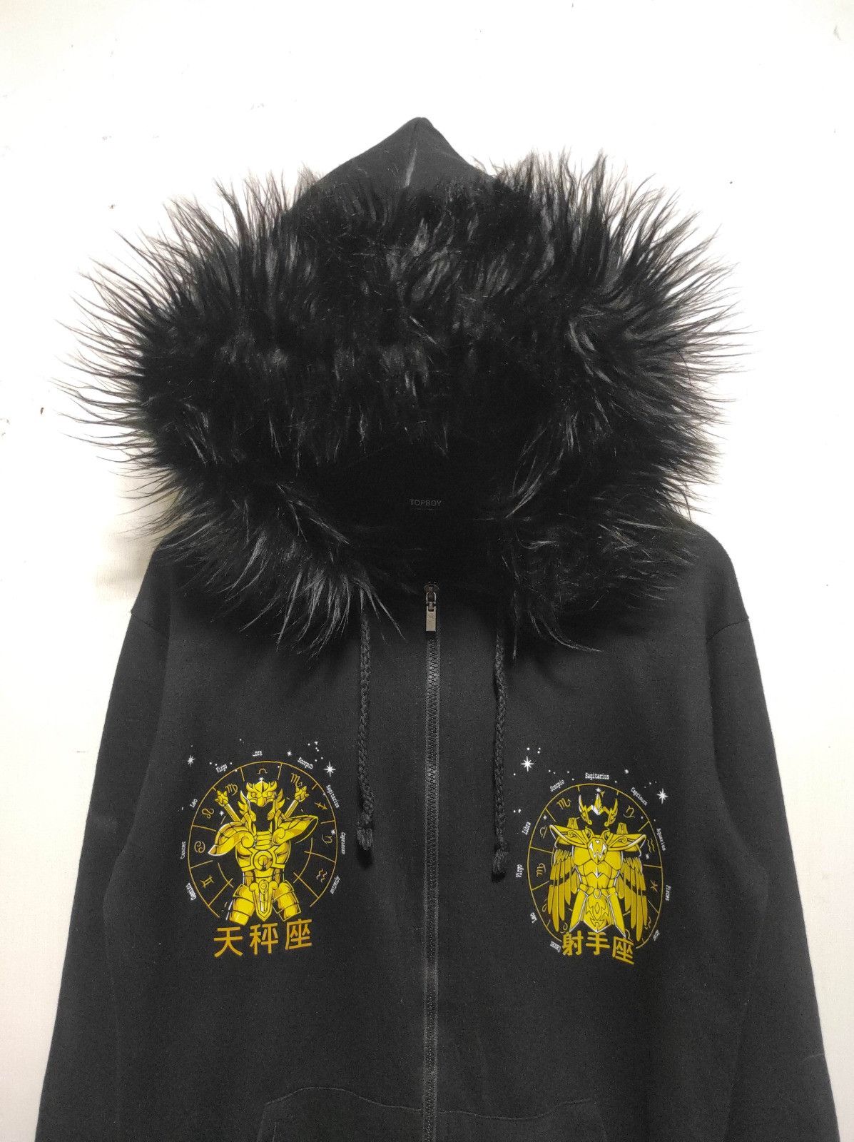 Japanese Brand Topboy black zipper fur hoodie ifsix LGB style Size US M / EU 48-50 / 2 - 3 Thumbnail