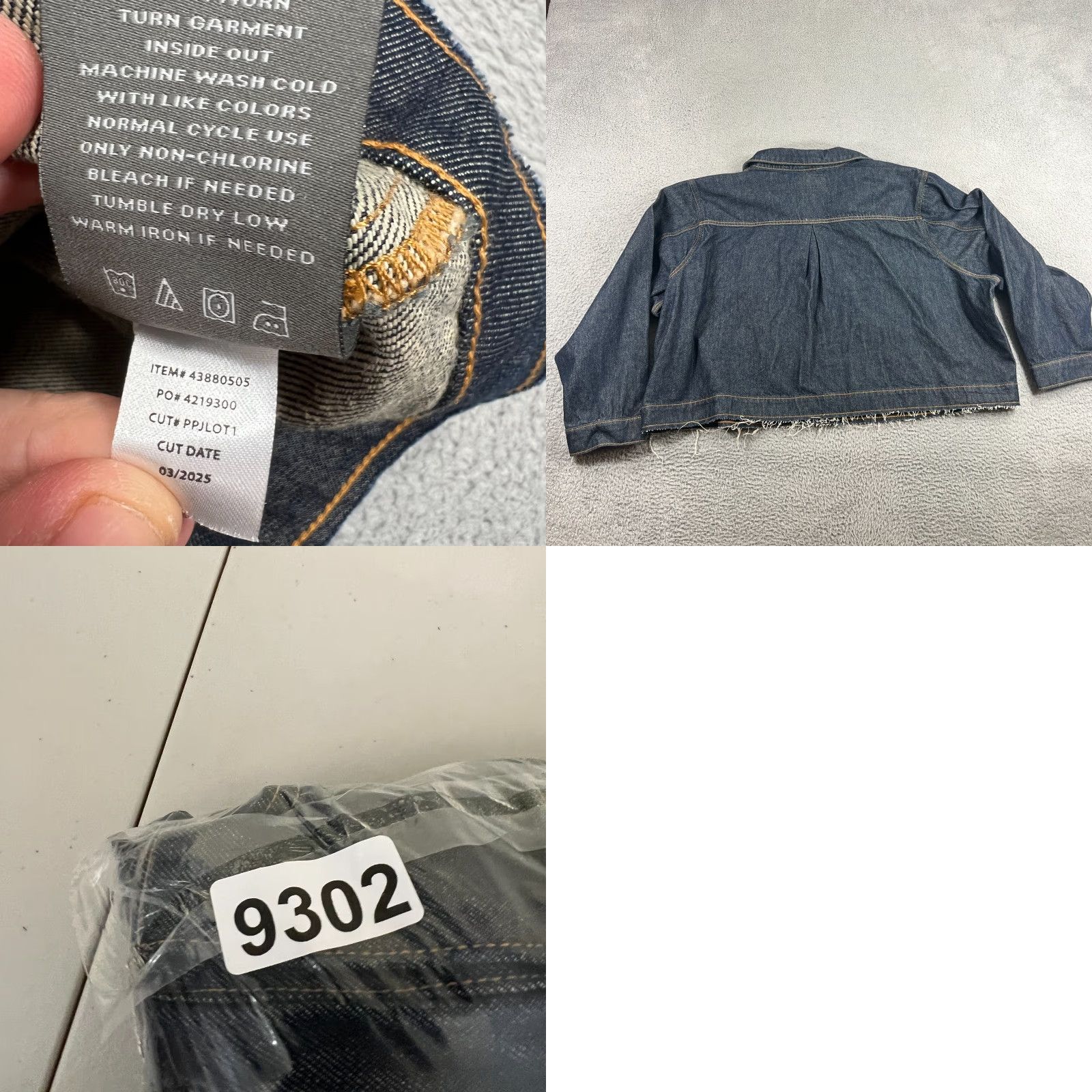 Torrid Torrid Jacket Womens 5 Plus Size Blue Jeans Dark Wash Crop Button Front Cotton Basic Jacket Size 27" / US 4 / IT 40 - 9 Thumbnail
