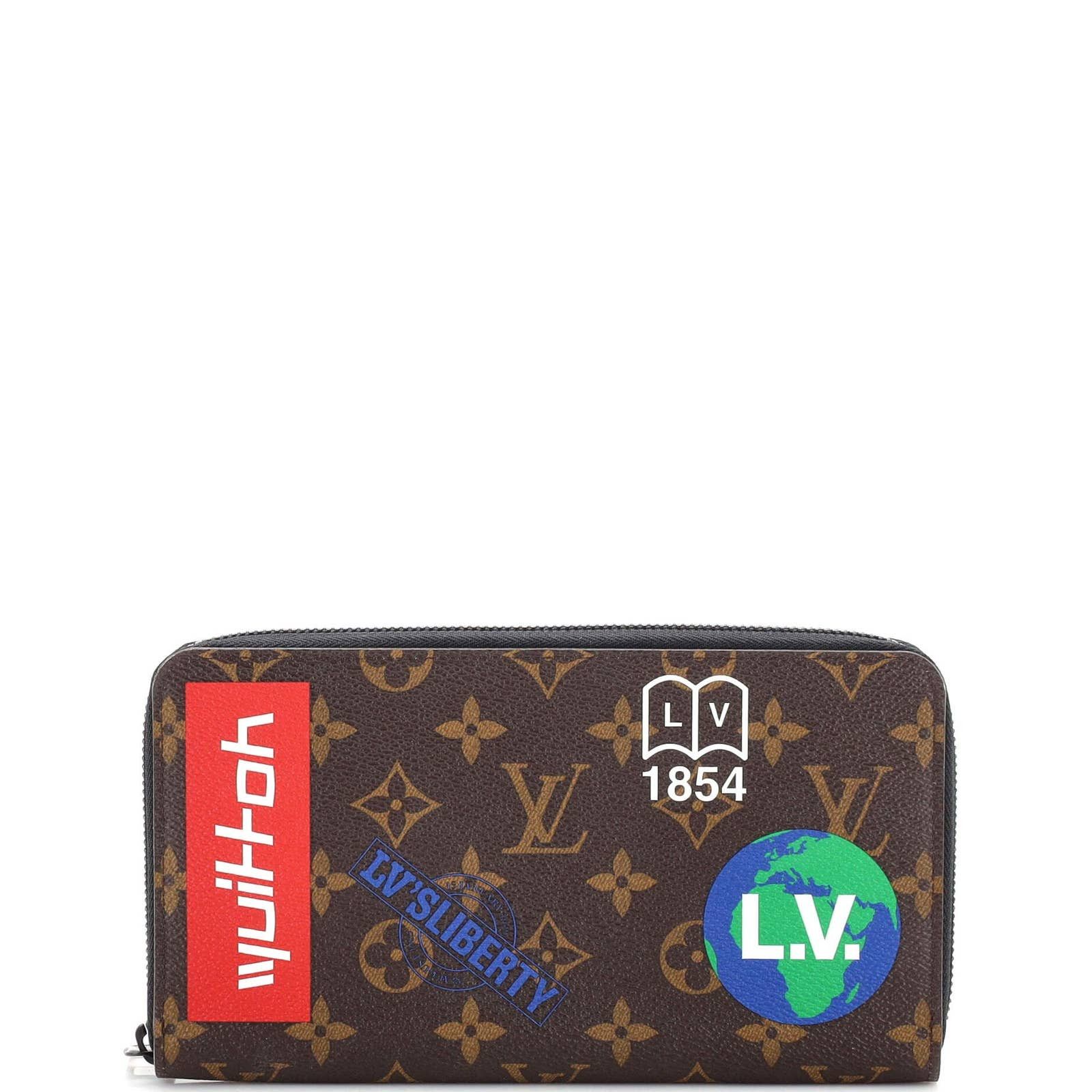 Louis Vuitton Long Wallet Monogram Macassar Zippy Dragonne M69407