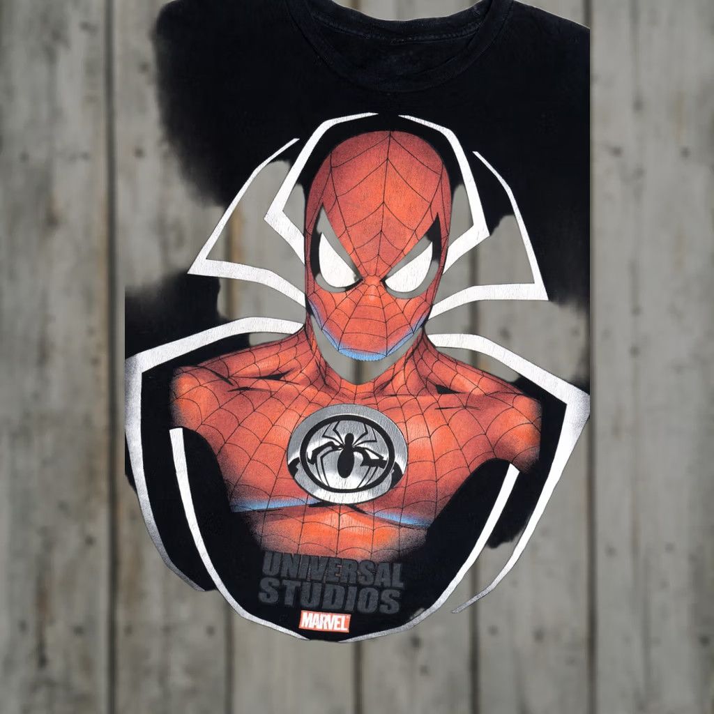 Kith × Vintage Kith Marvel Spiderman Avengers Vintage Tee Black