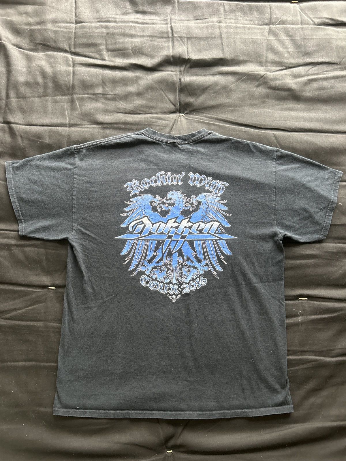 Vintage Crazy 2016 Dokken band tee Size US L / EU 52-54 / 3 - 2 Thumbnail