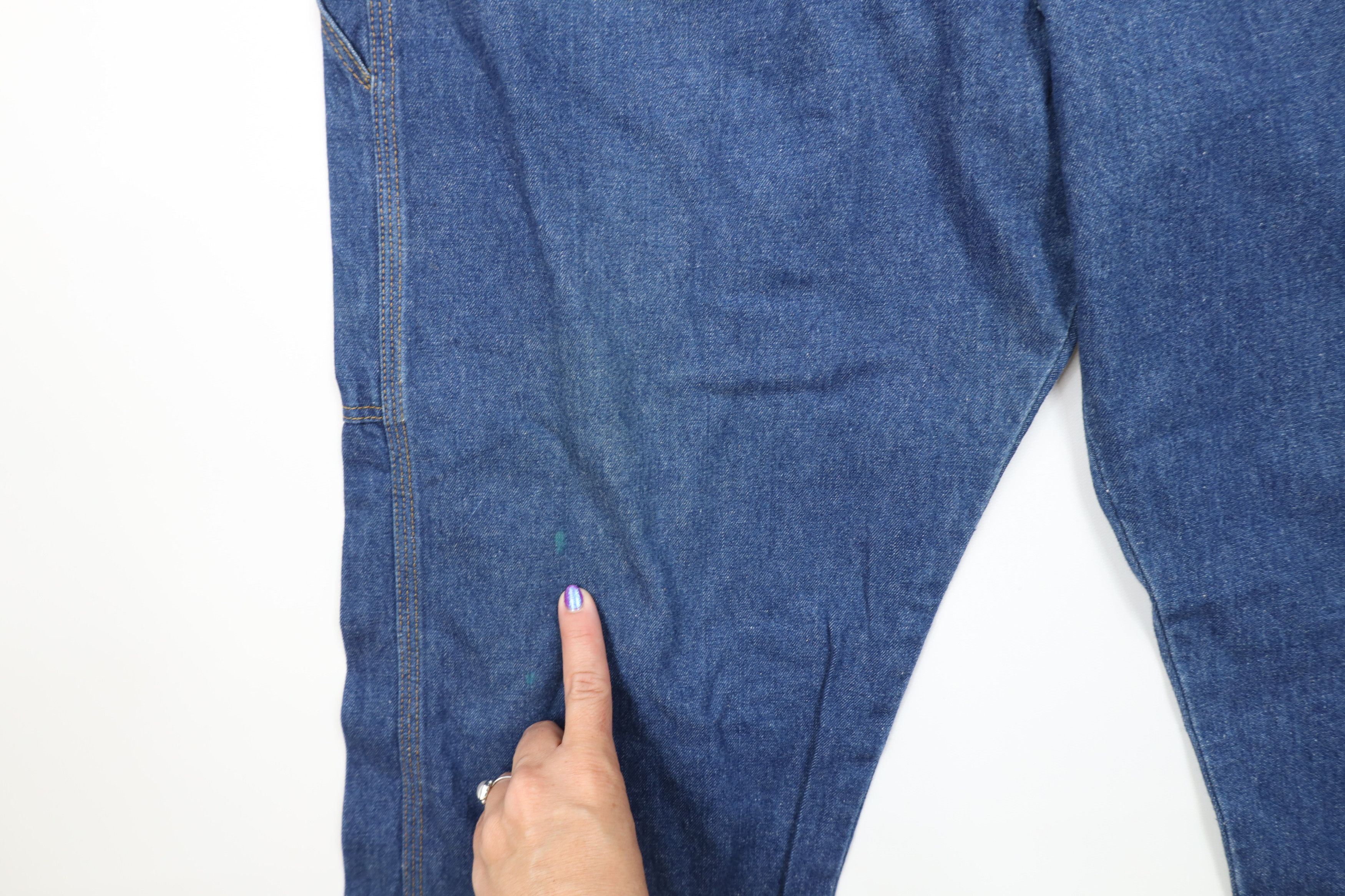 Vintage Vintage 90s Streetwear Workwear Wide Leg Dungaree Jeans USA Size US 38 / EU 54 - 6 Thumbnail