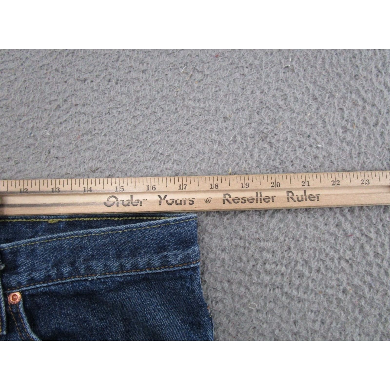 Denime Cinch Jeans Mens 35x38 Blue Medium Wash Straight Leg Stretch Denim Western Size US 35 - 5 Thumbnail
