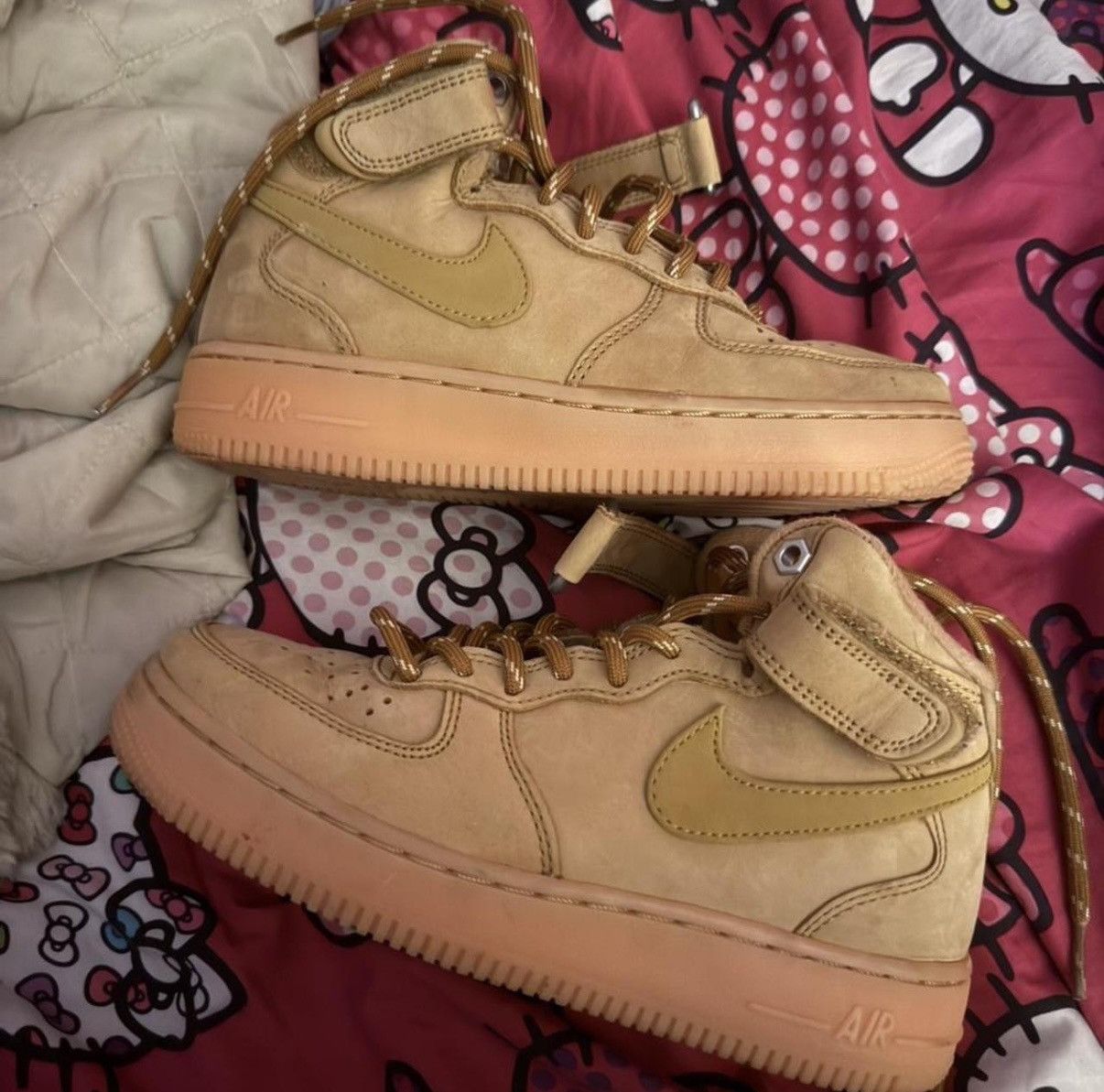 Nike Nike Air Force 1 Wheat High '07 LV8 Size US 6 / IT 36 - 1 Thumbnail