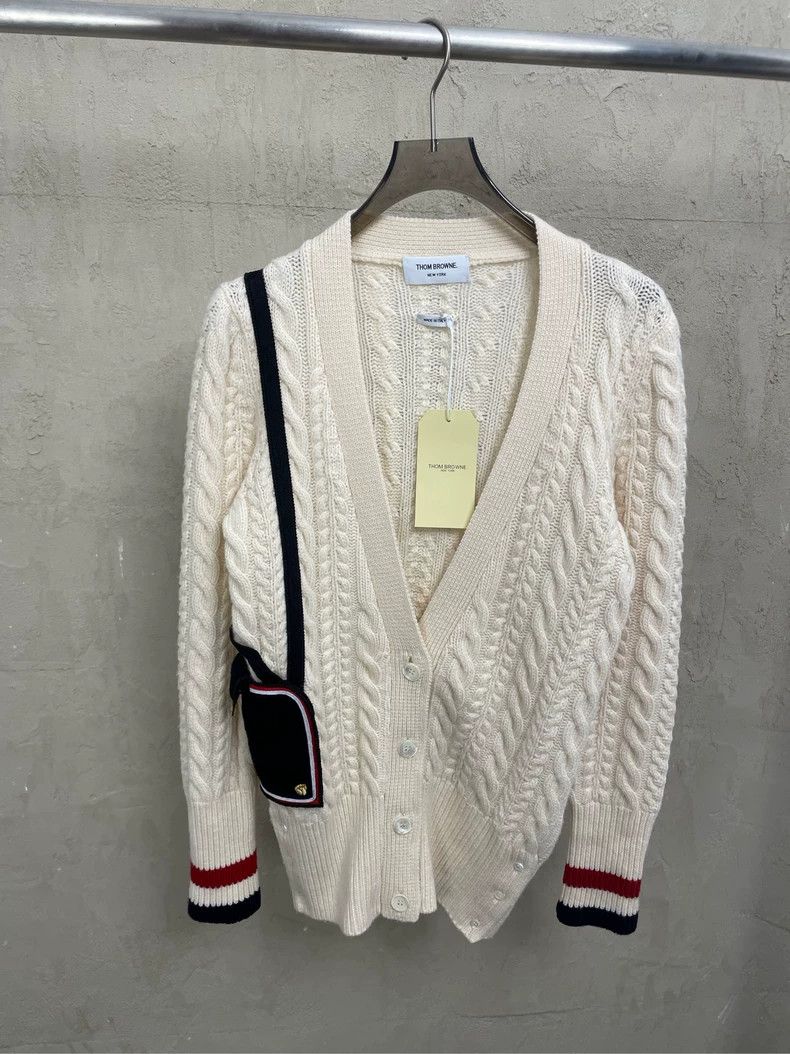 Thom Browne Thom browne Beige show embroidered backpack colorful stripe Size XS / US 0-2 / IT 36-38 - 1 Thumbnail