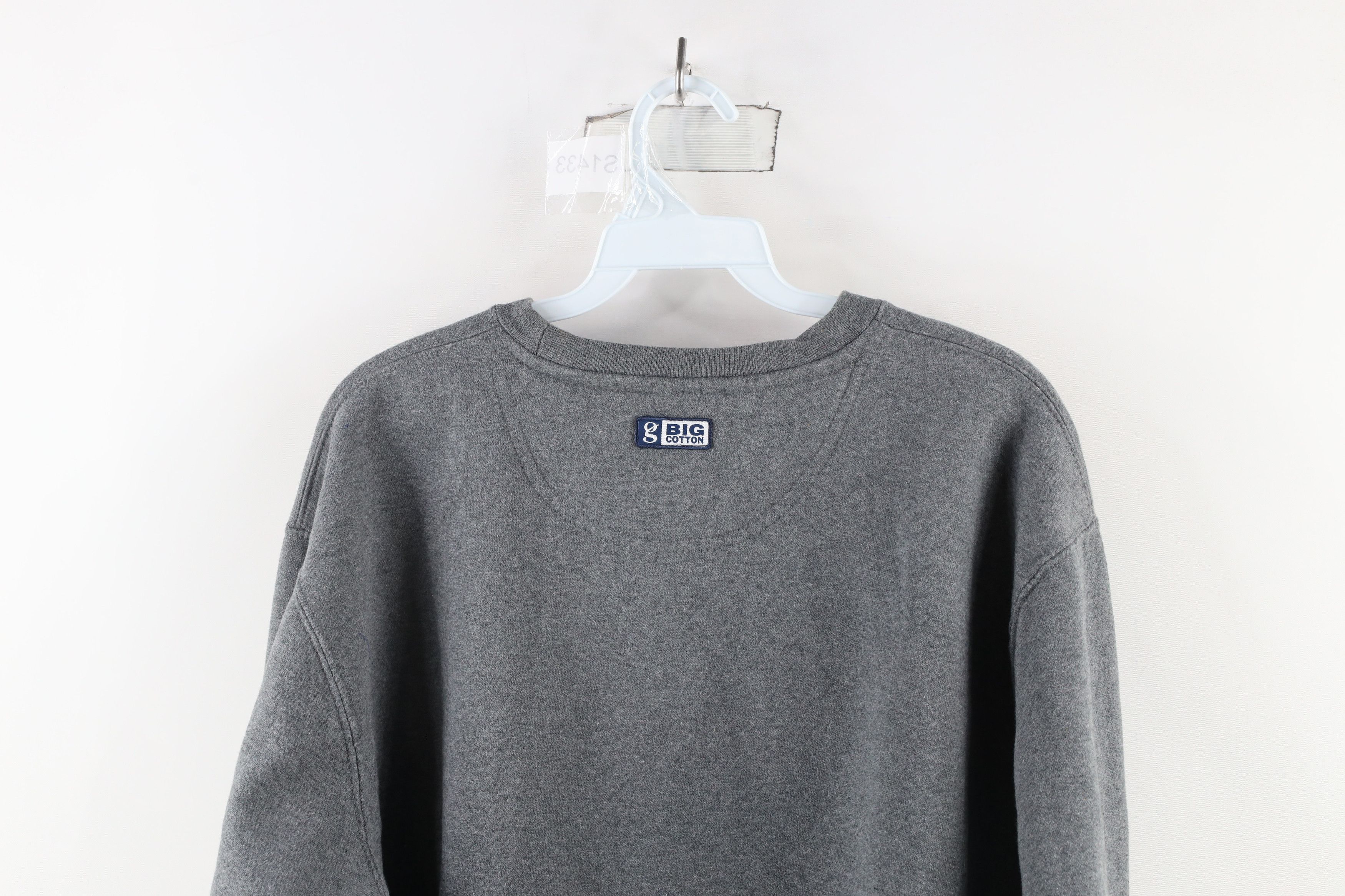 Vintage Vintage 90s Spell Out University of Michigan Sweatshirt Gray Size US M / EU 48-50 / 2 - 11 Thumbnail
