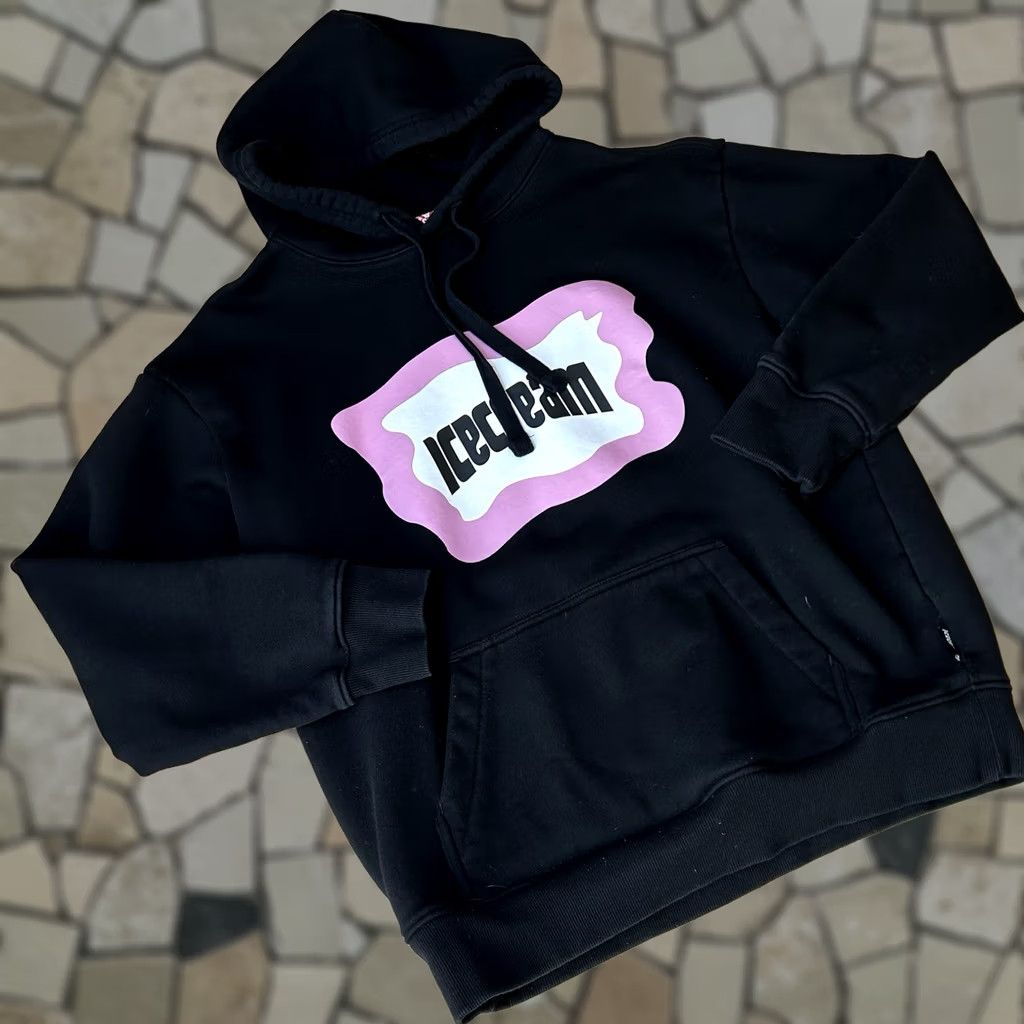 Vintage VINTAGE Icecream Flag Hoodie Black Men’s M Size US M / EU 48-50 / 2 - 1 Thumbnail