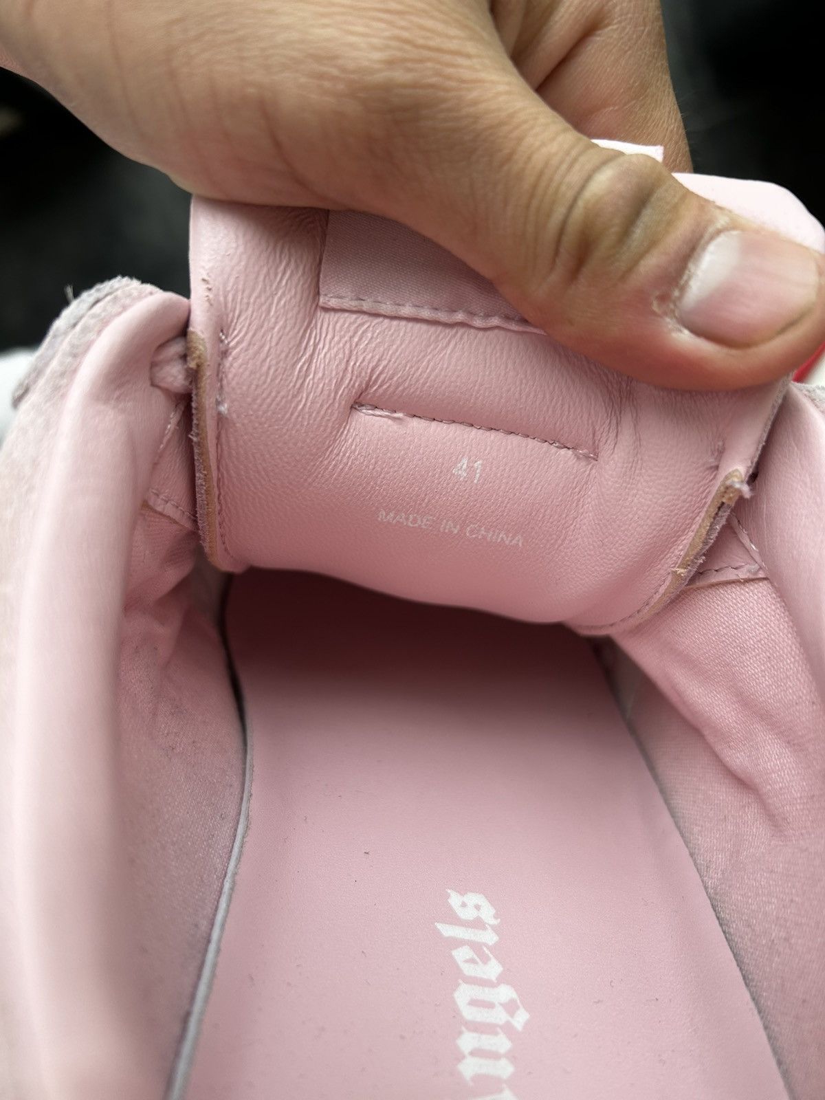 Palm Angels Palm angels pink suede lows Size US 8 / EU 41 - 7 Thumbnail