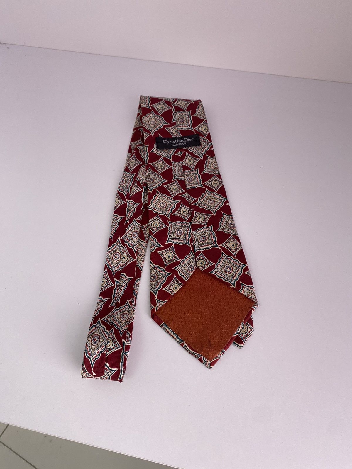 Christian Dior Monsieur × Vintage Vintage Christian Dior Silk Luxury Tie Size ONE SIZE - 6 Thumbnail