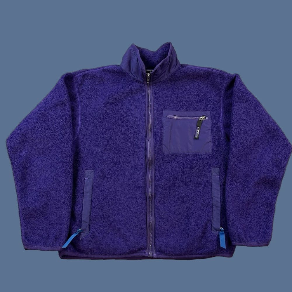 Patagonia VINTAGE Patagonia Jacket Women’s 10 Purple Full Zip Fleece USA Made 25029 Size L / US 10 / IT 46 - 1 Thumbnail