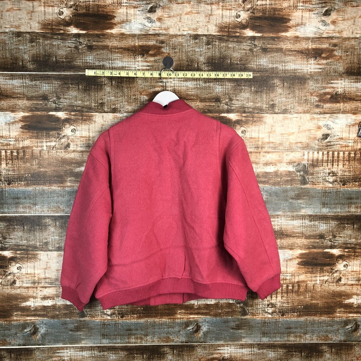 Japanese Brand DLL Belle Poule Pink Bombers Jacket #A1753 Size US M / EU 48-50 / 2 - 13 Thumbnail